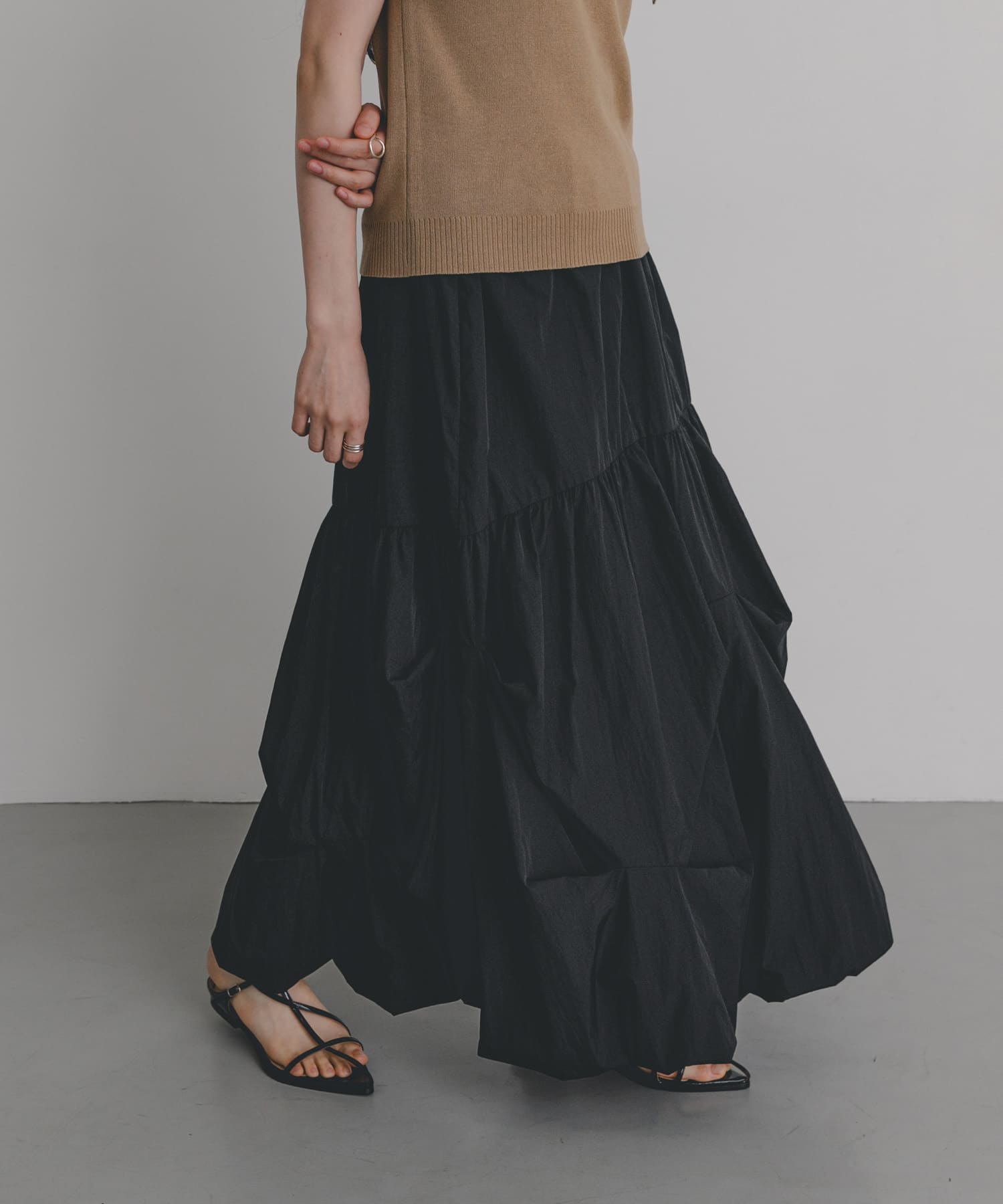 デザインタックバルーンスカート