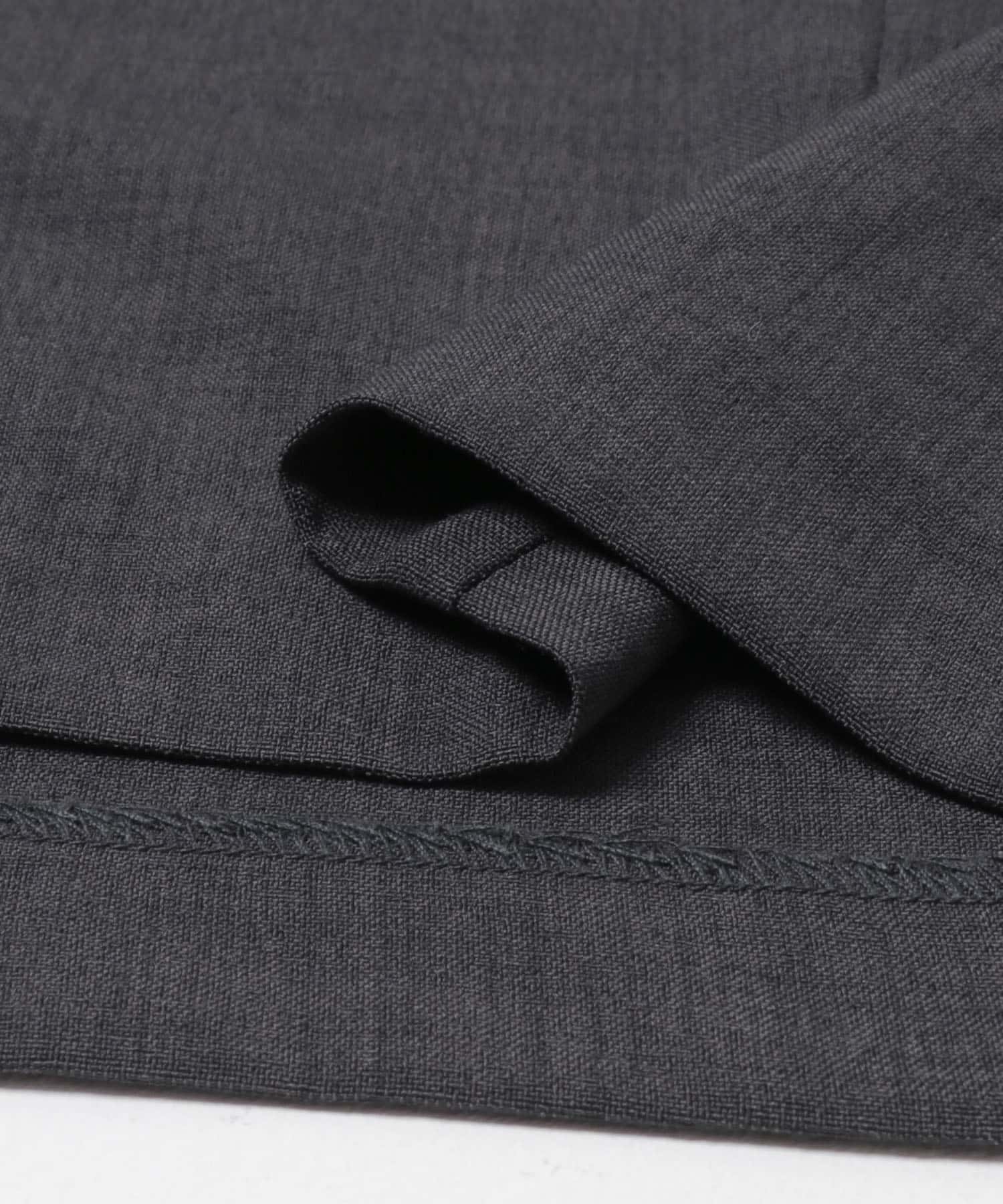 『一部WEB限定』『UR TECH DRYLUXE』リネンライクスリットタイトスカート CHARCOAL XS