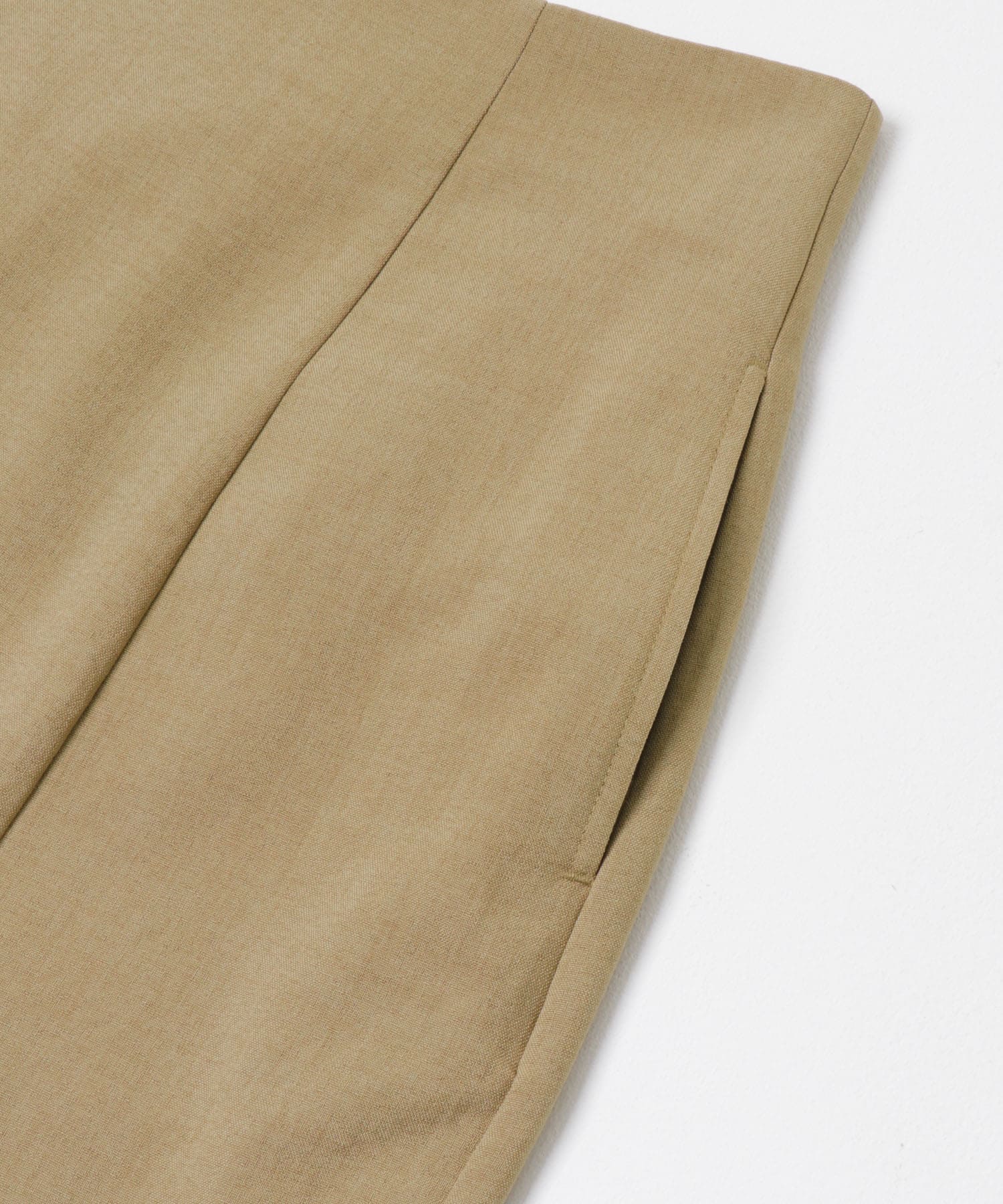 『一部WEB限定』『UR TECH DRYLUXE』リネンライクスリットタイトスカート BEIGE XS