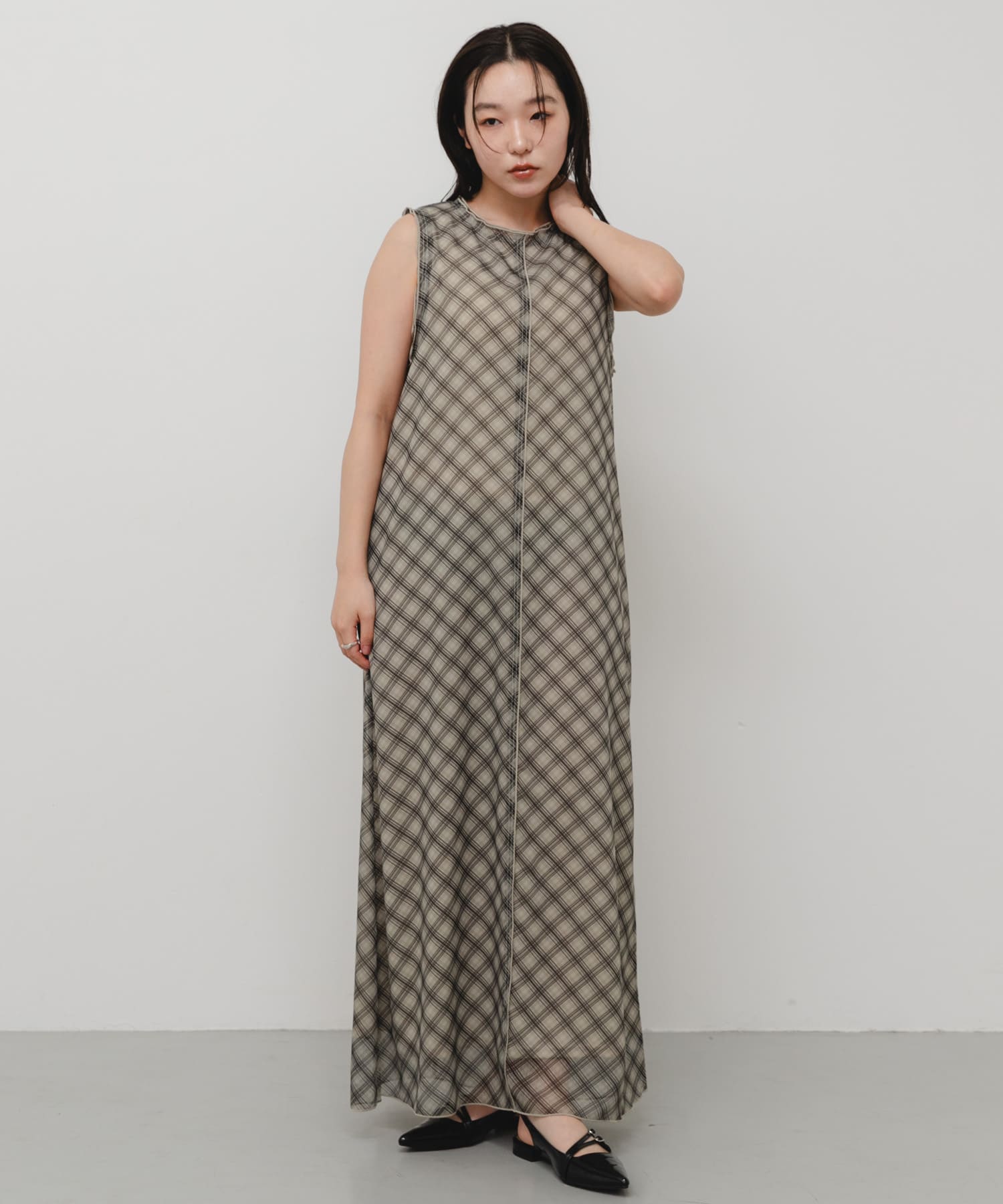身長：158cm サイズ：one