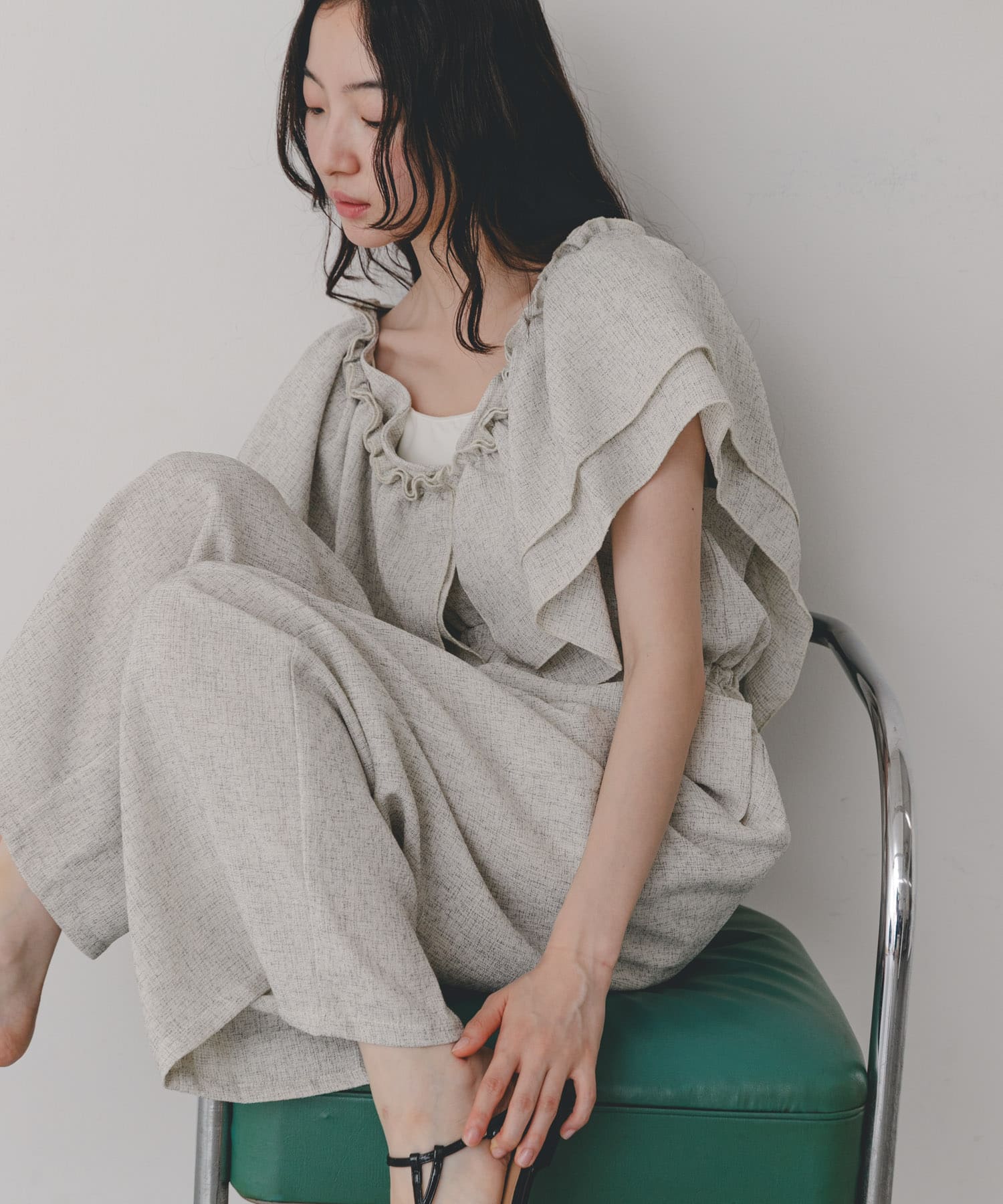 身長：164cm サイズ：one