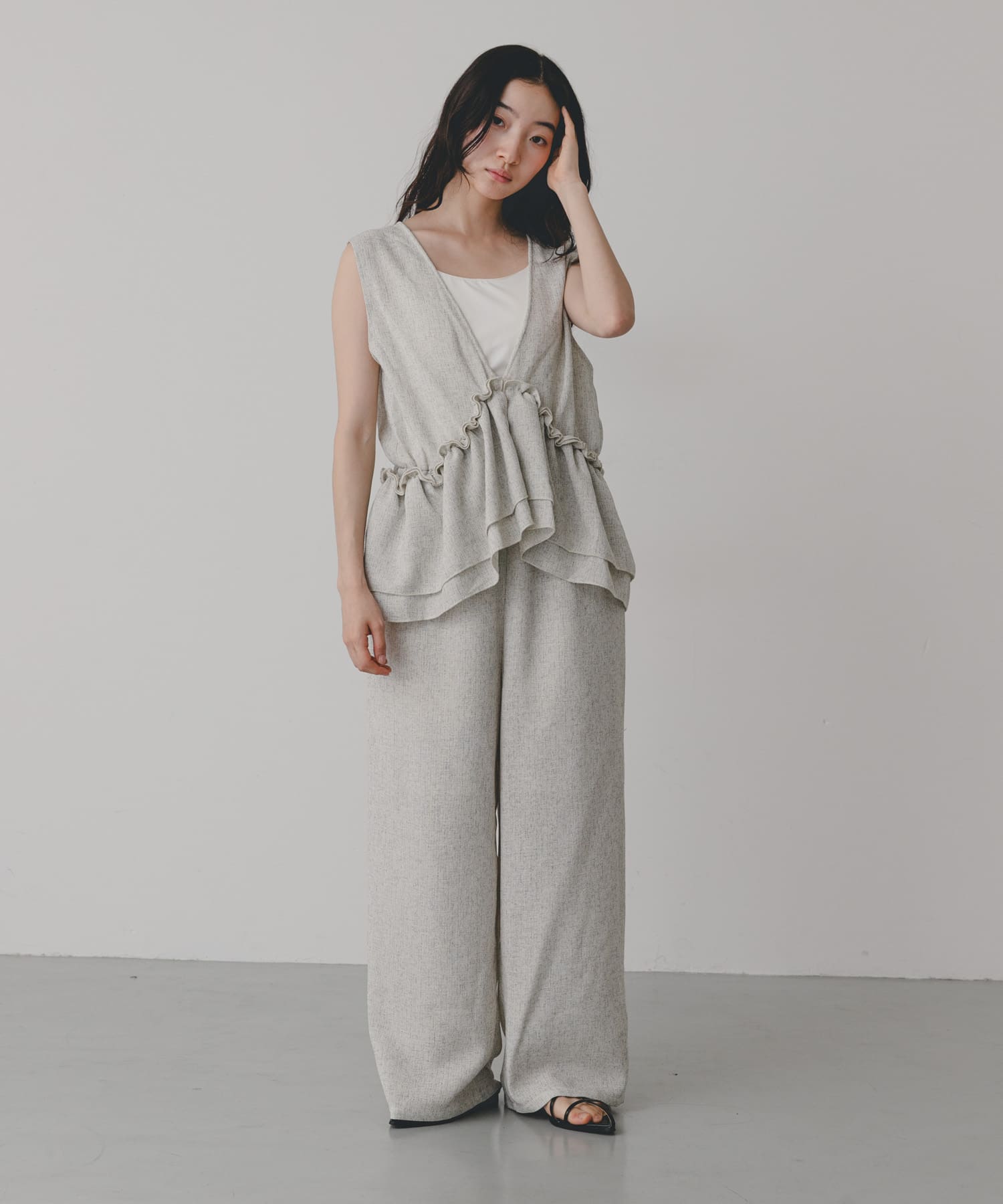 身長：164cm サイズ：one