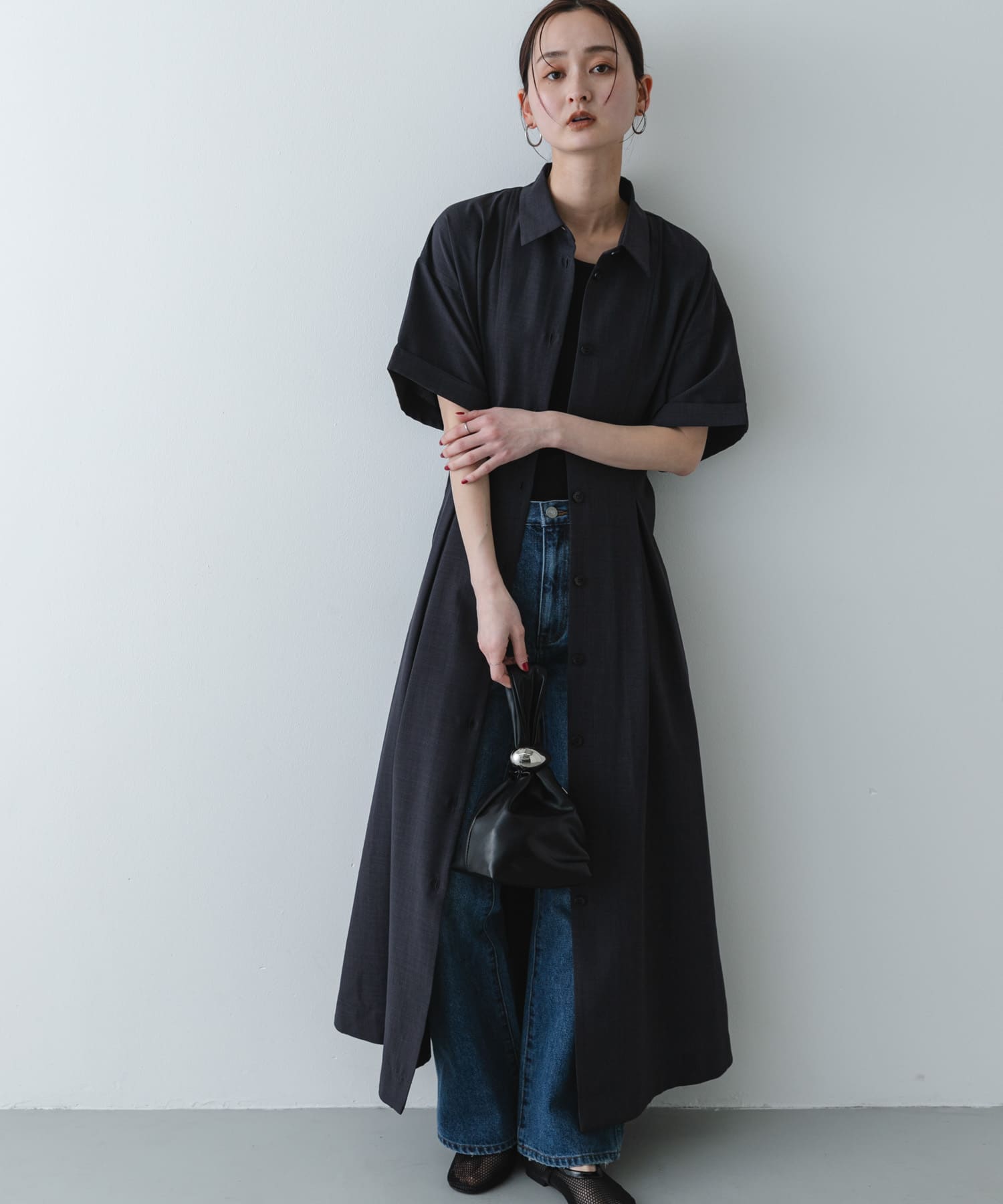 身長：169cm サイズ：one