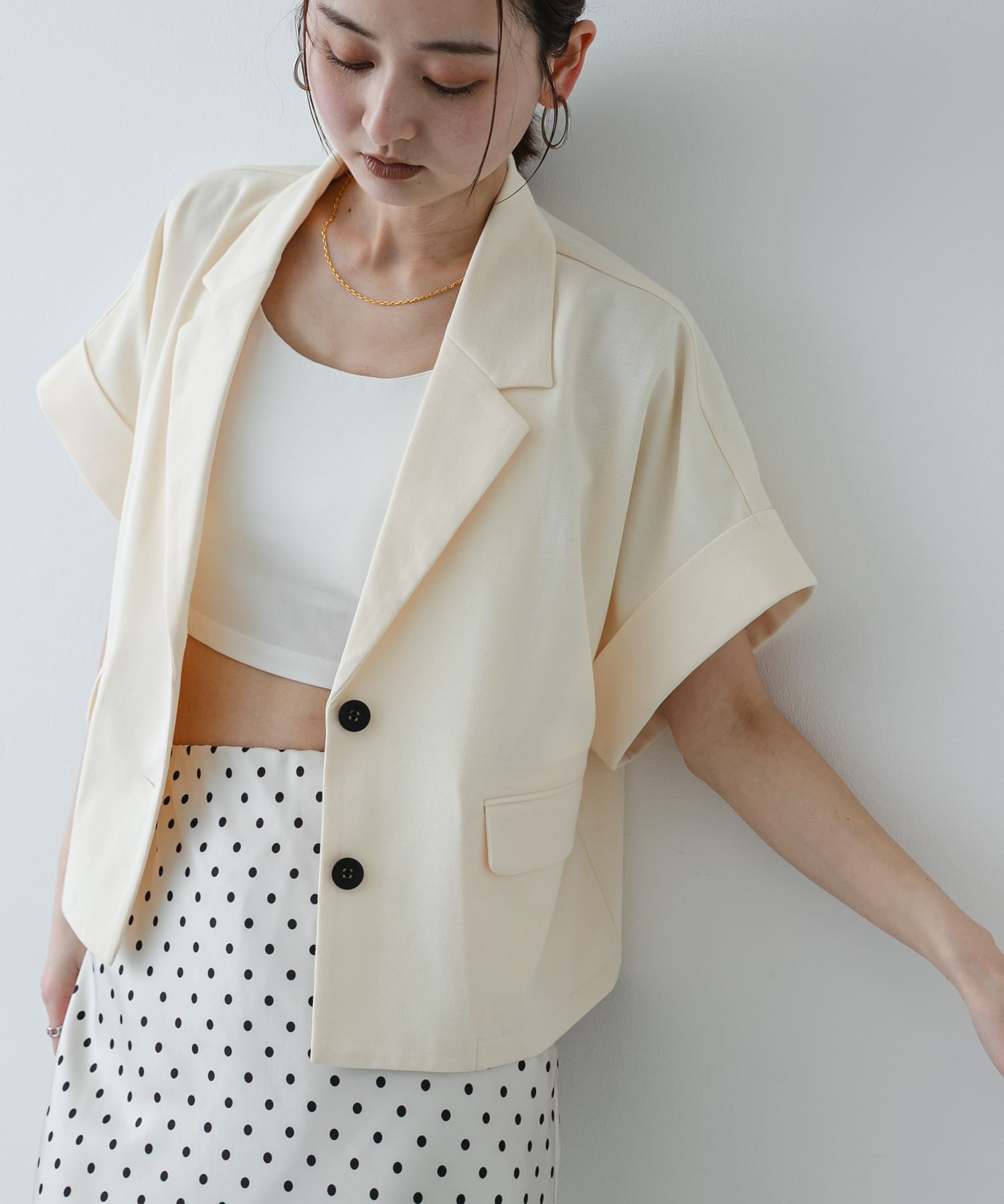 ミラノクロップドジャケット