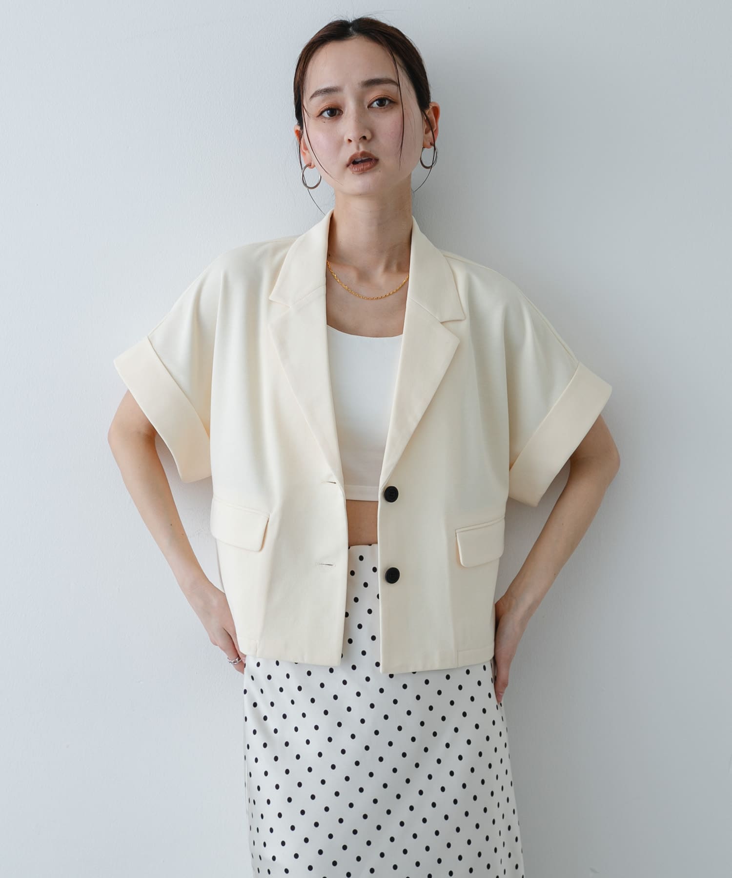 身長：169cm サイズ：one
