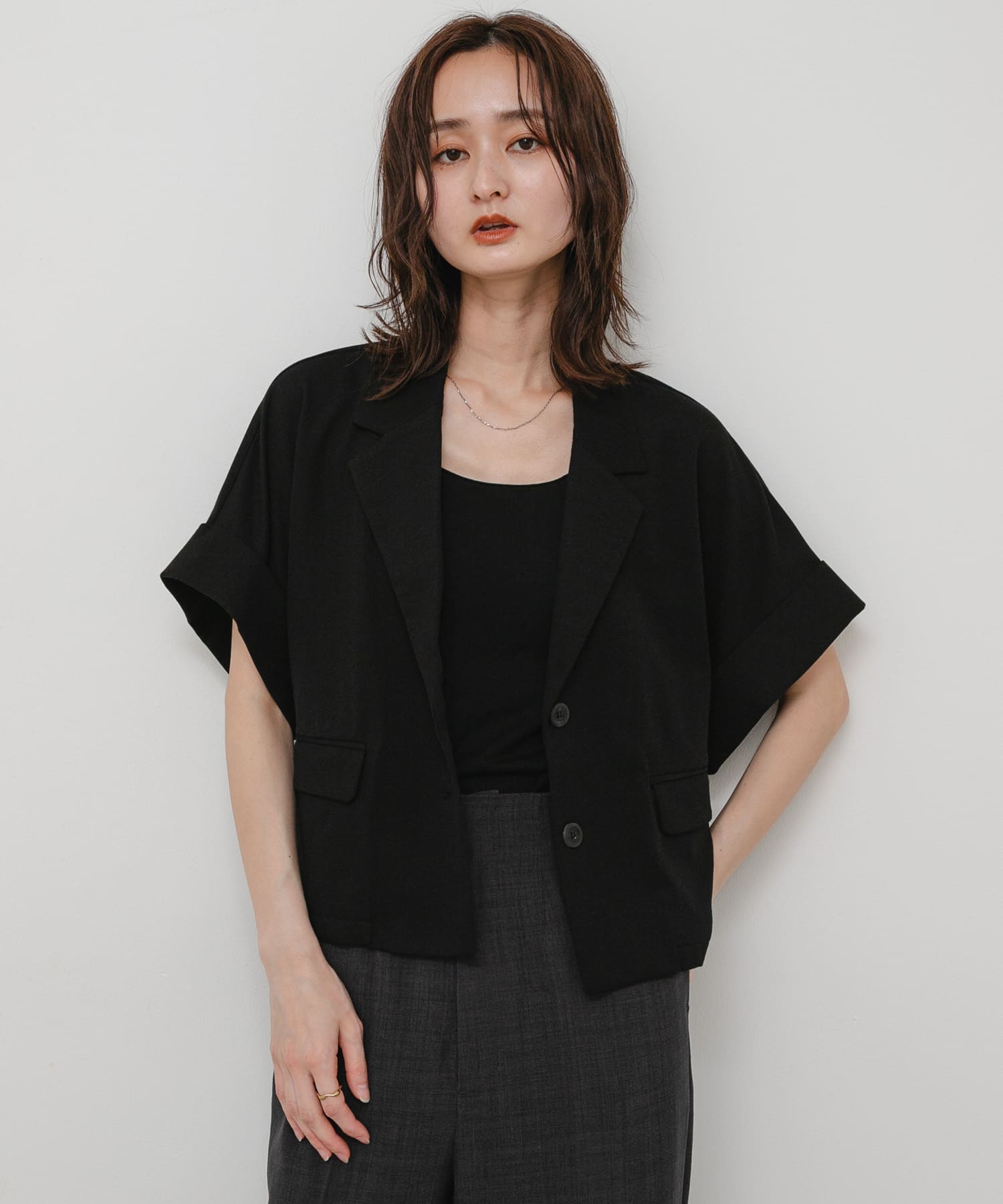 身長：169cm サイズ：one