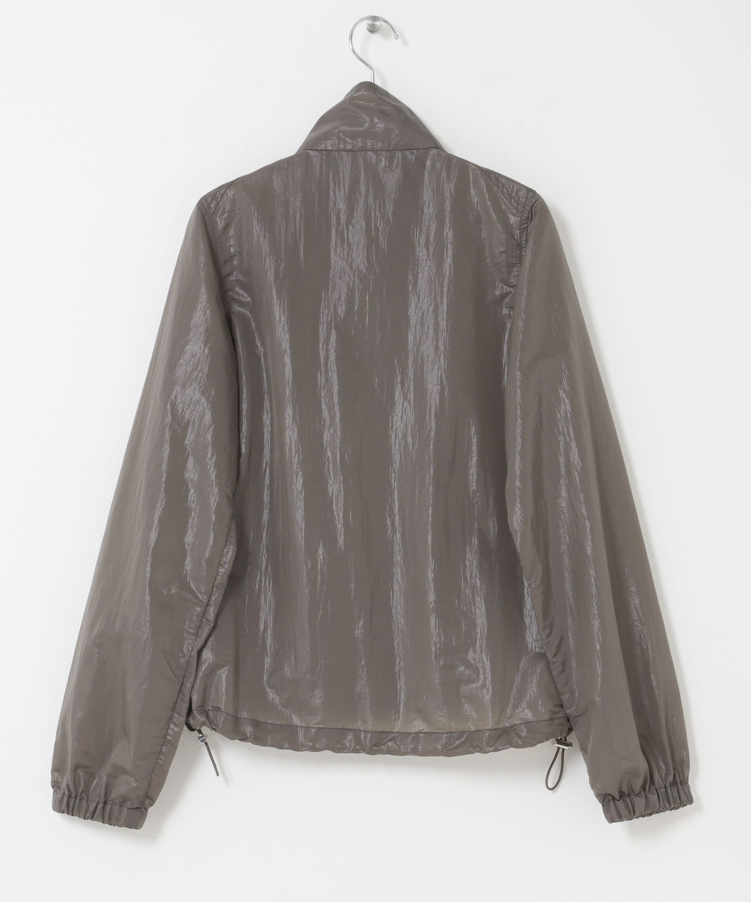 撥水シアーナイロンジップブルゾン CHARCOAL One
