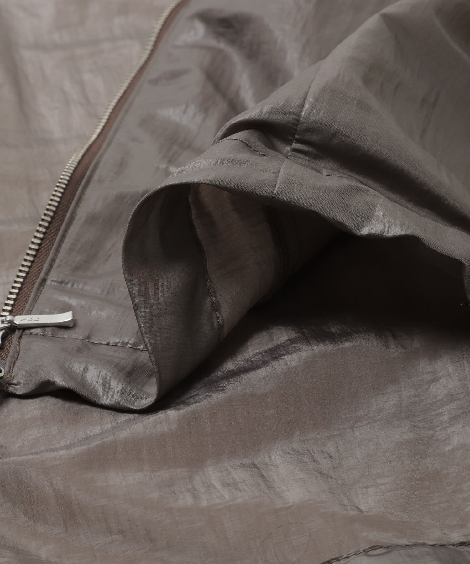 撥水シアーナイロンジップブルゾン CHARCOAL One