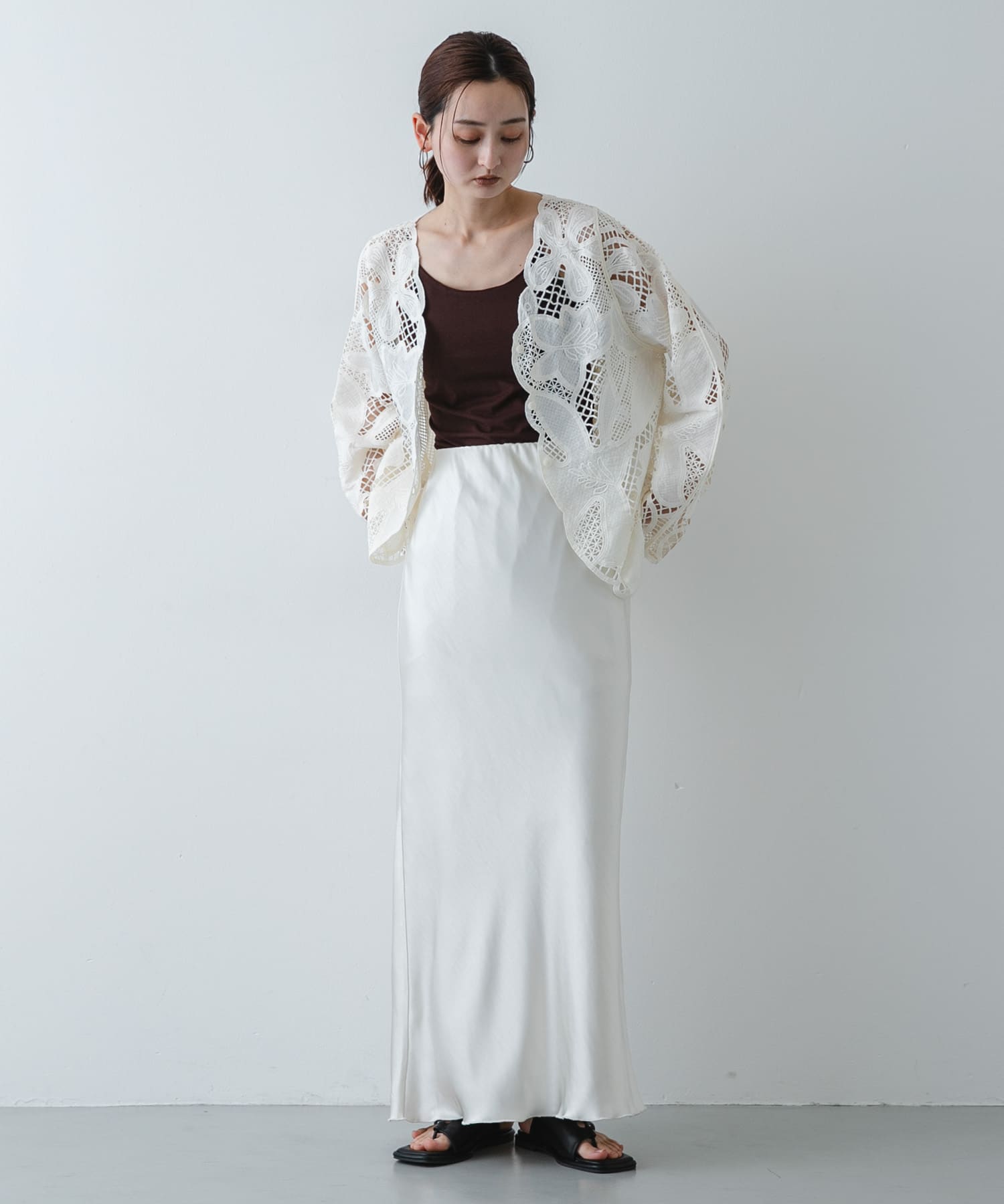 身長：169cm サイズ：one