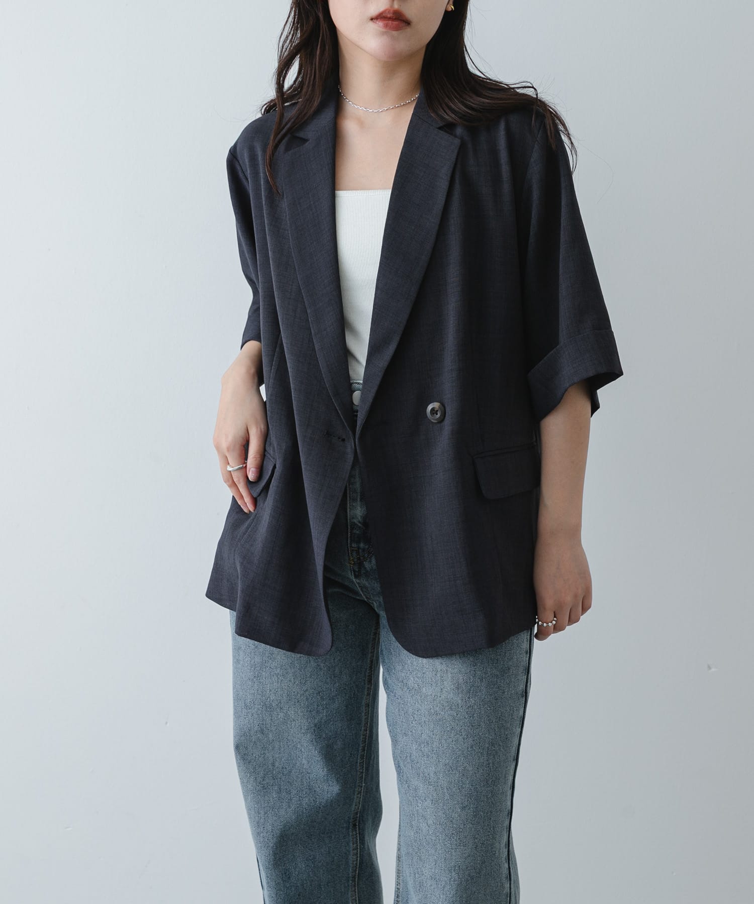 『UR TECH DRYLUXE』リネンライクジャケット