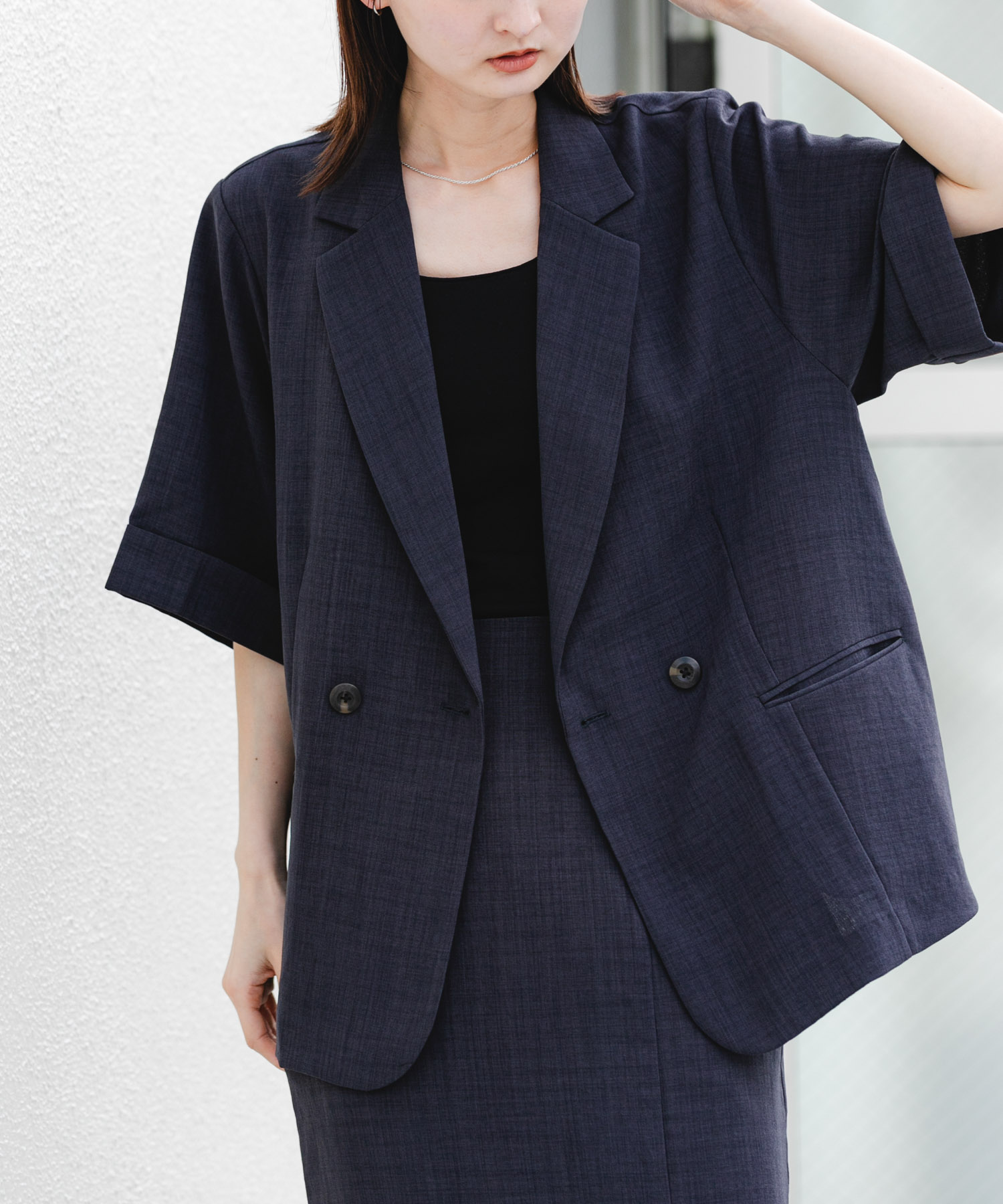 『UR TECH DRYLUXE』リネンライクジャケット