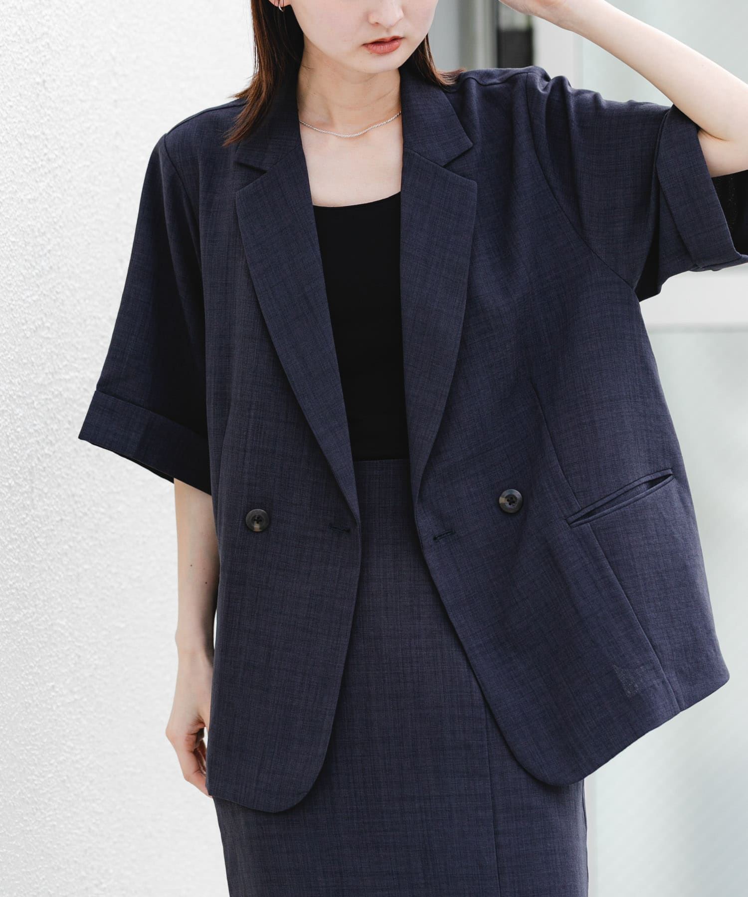 『UR TECH DRYLUXE』リネンライクジャケット