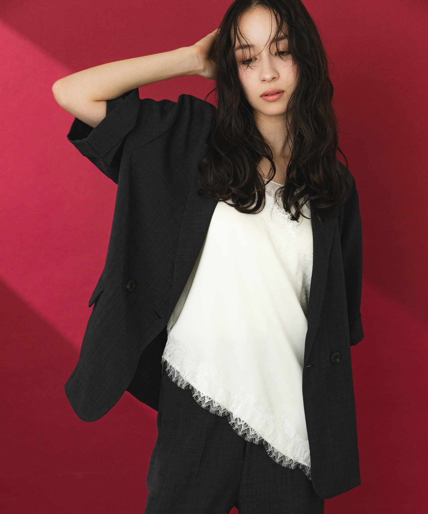 身長：167cm サイズ：one