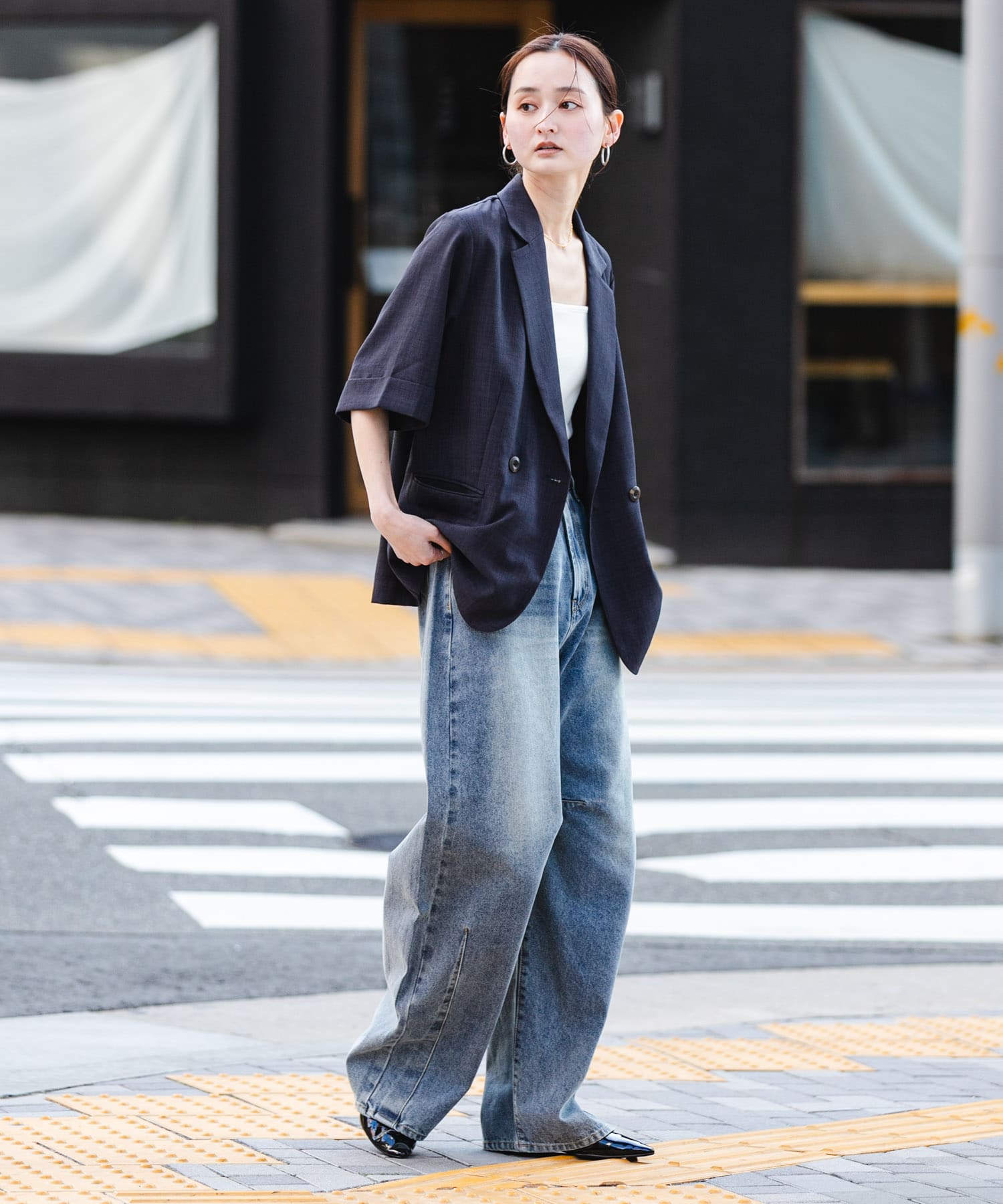 身長：169cm サイズ：one