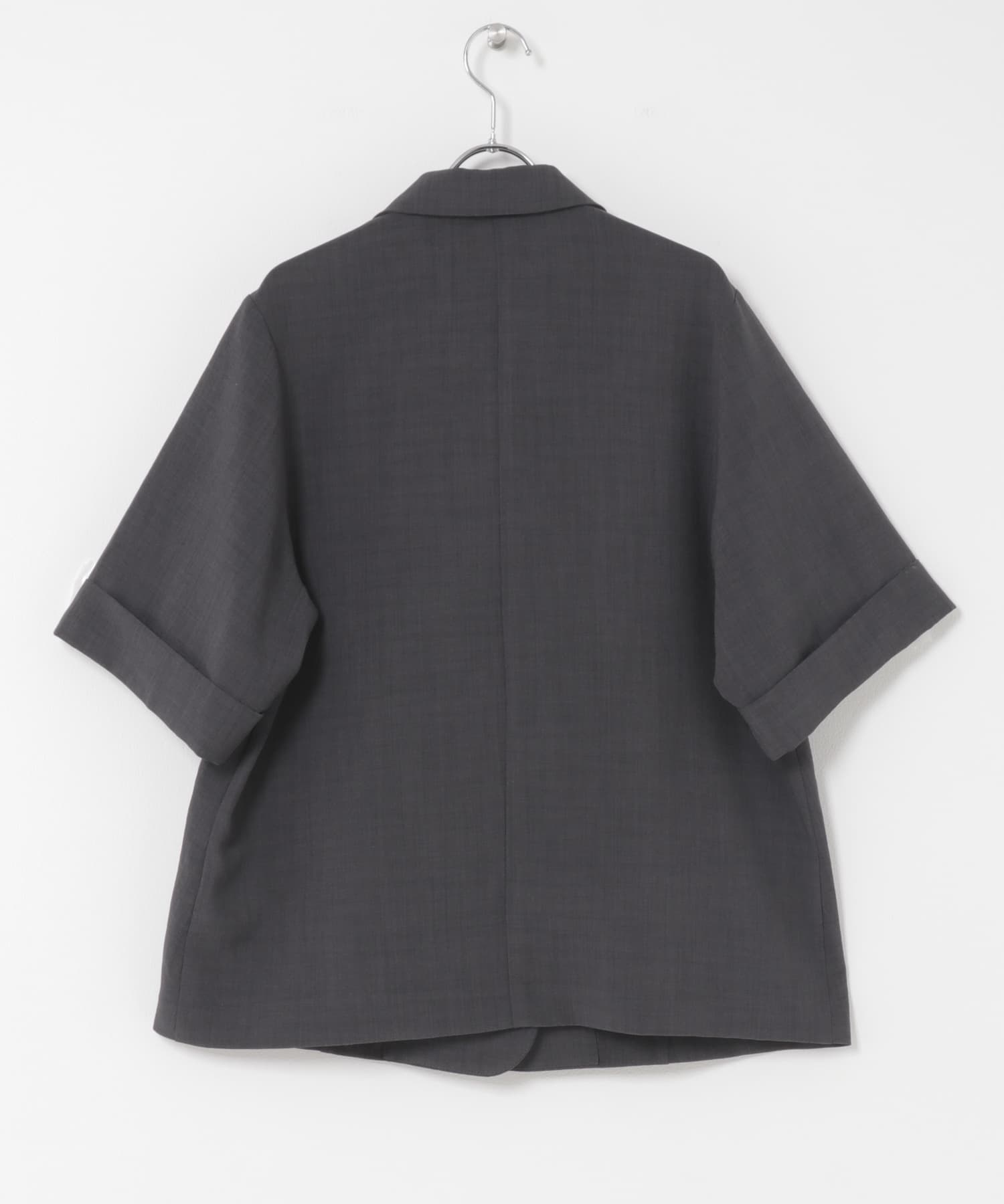 『UR TECH DRYLUXE』リネンライクジャケット CHARCOAL One