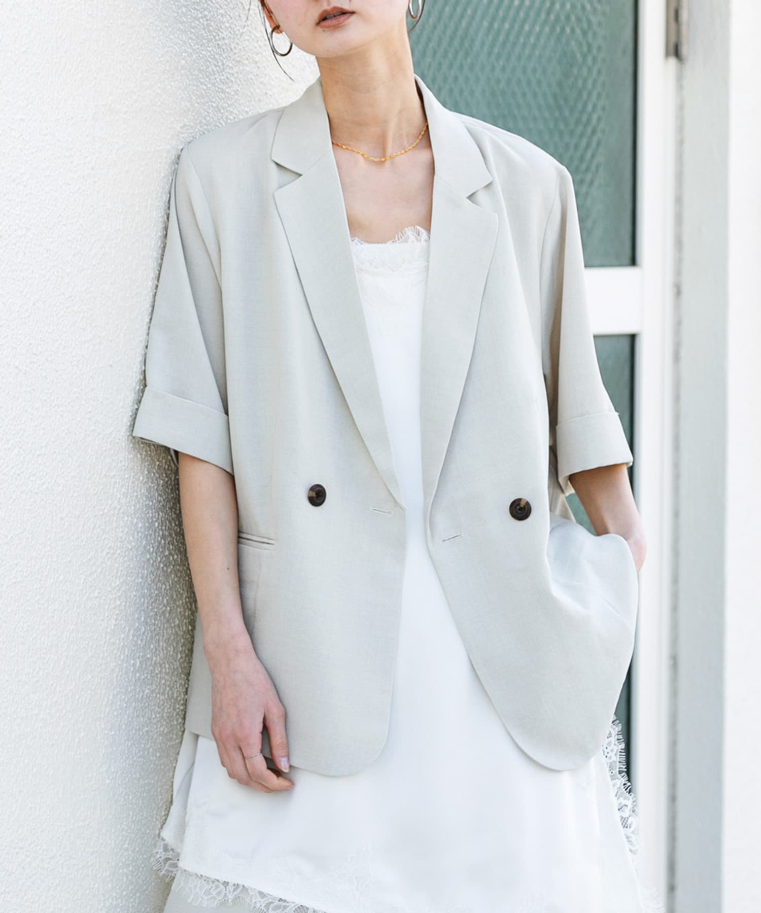 『UR TECH DRYLUXE』リネンライクジャケット