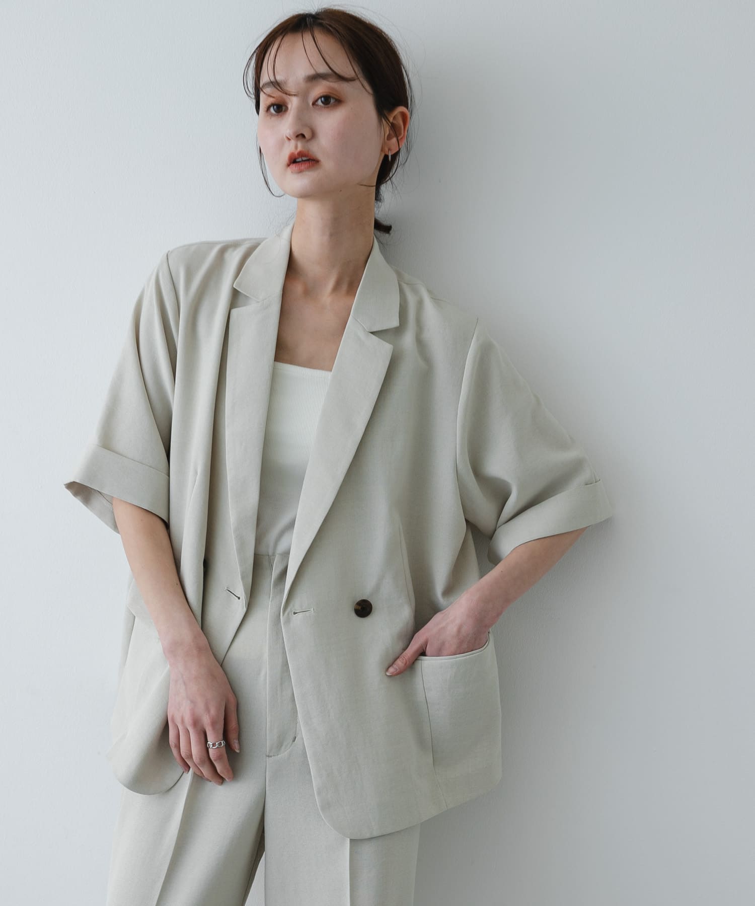 身長：169cm サイズ：one