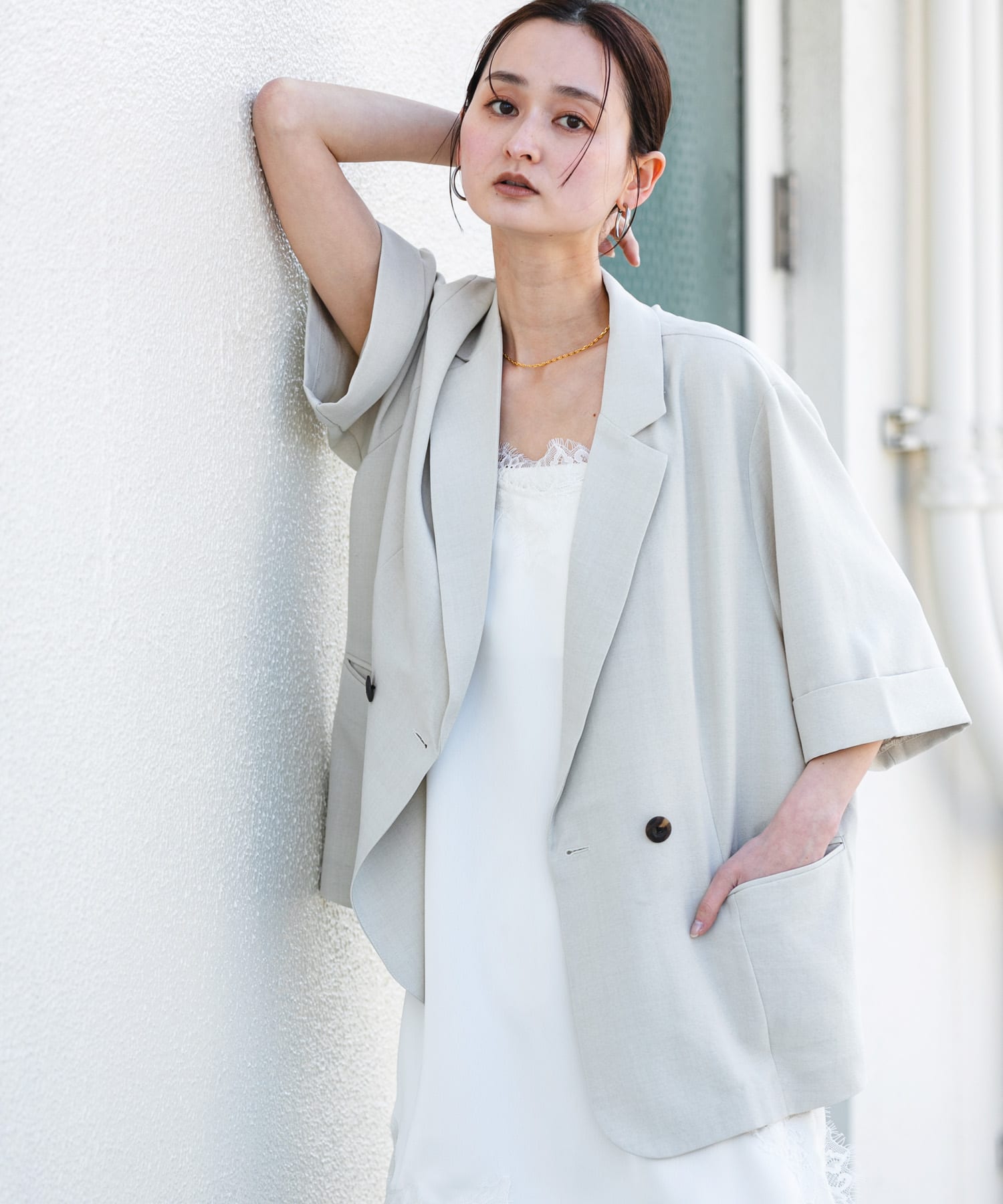 身長：169cm サイズ：one