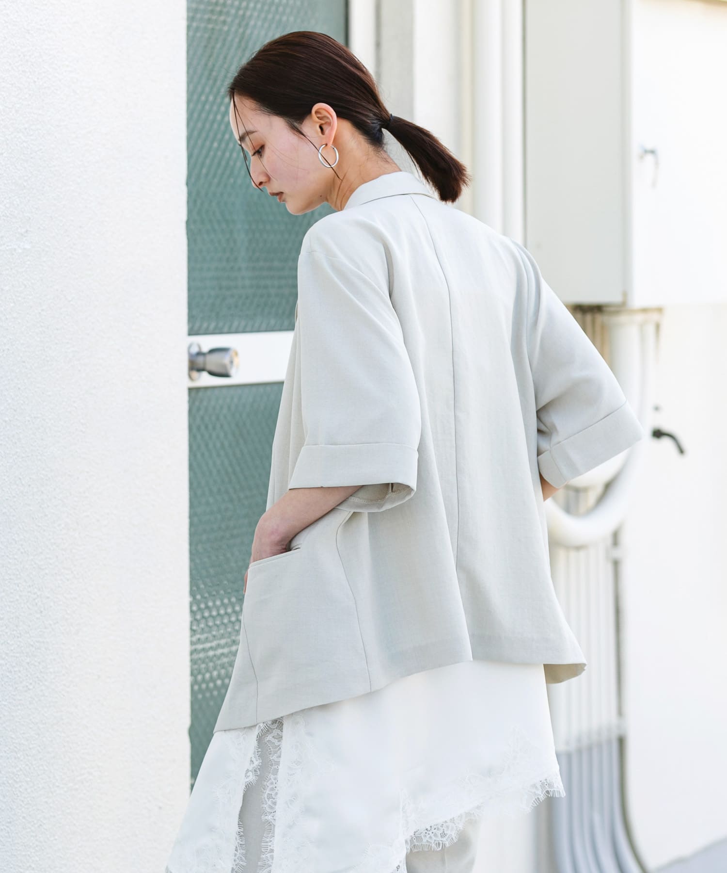 身長：169cm サイズ：one