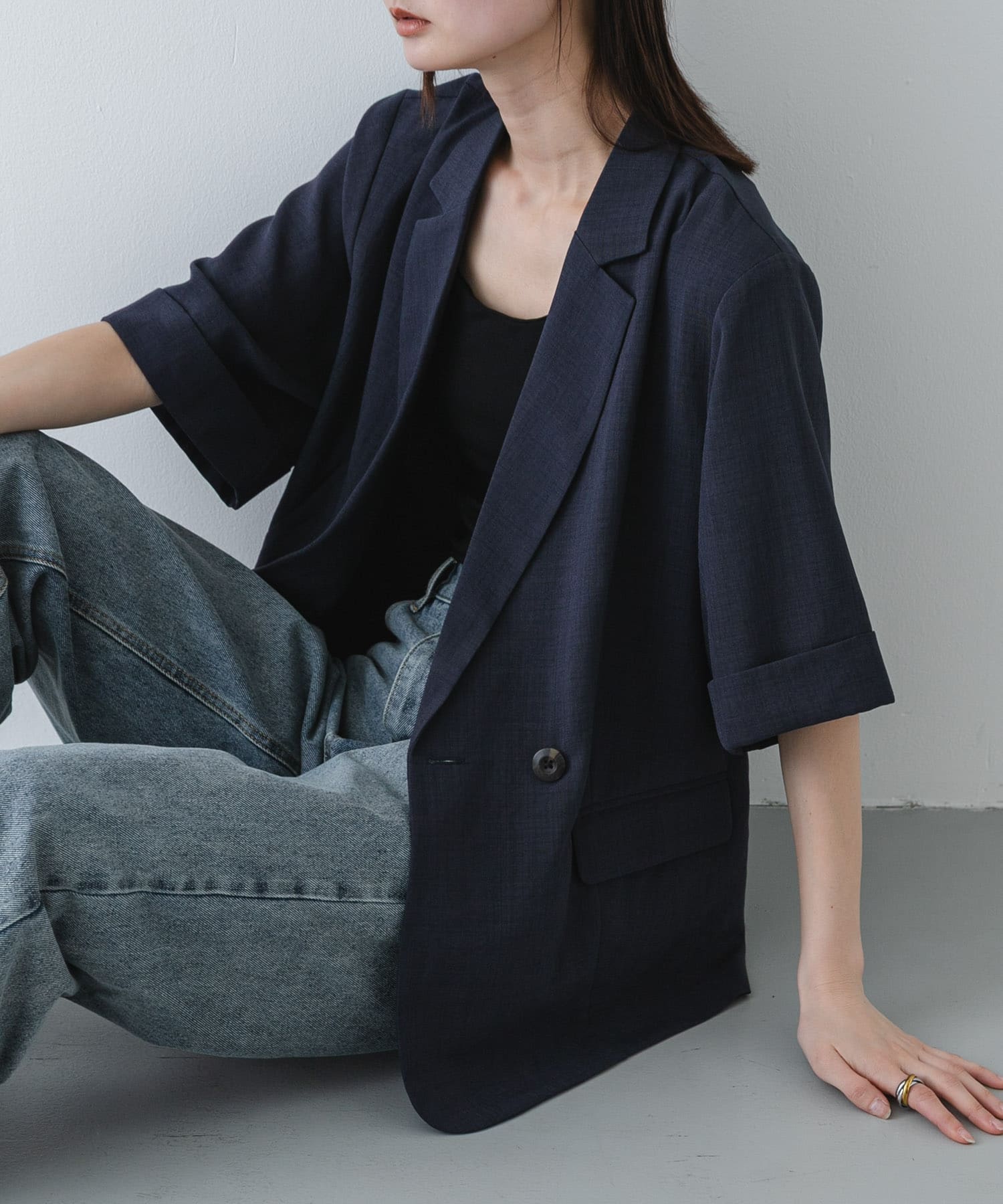 『UR TECH DRYLUXE』リネンライクジャケット