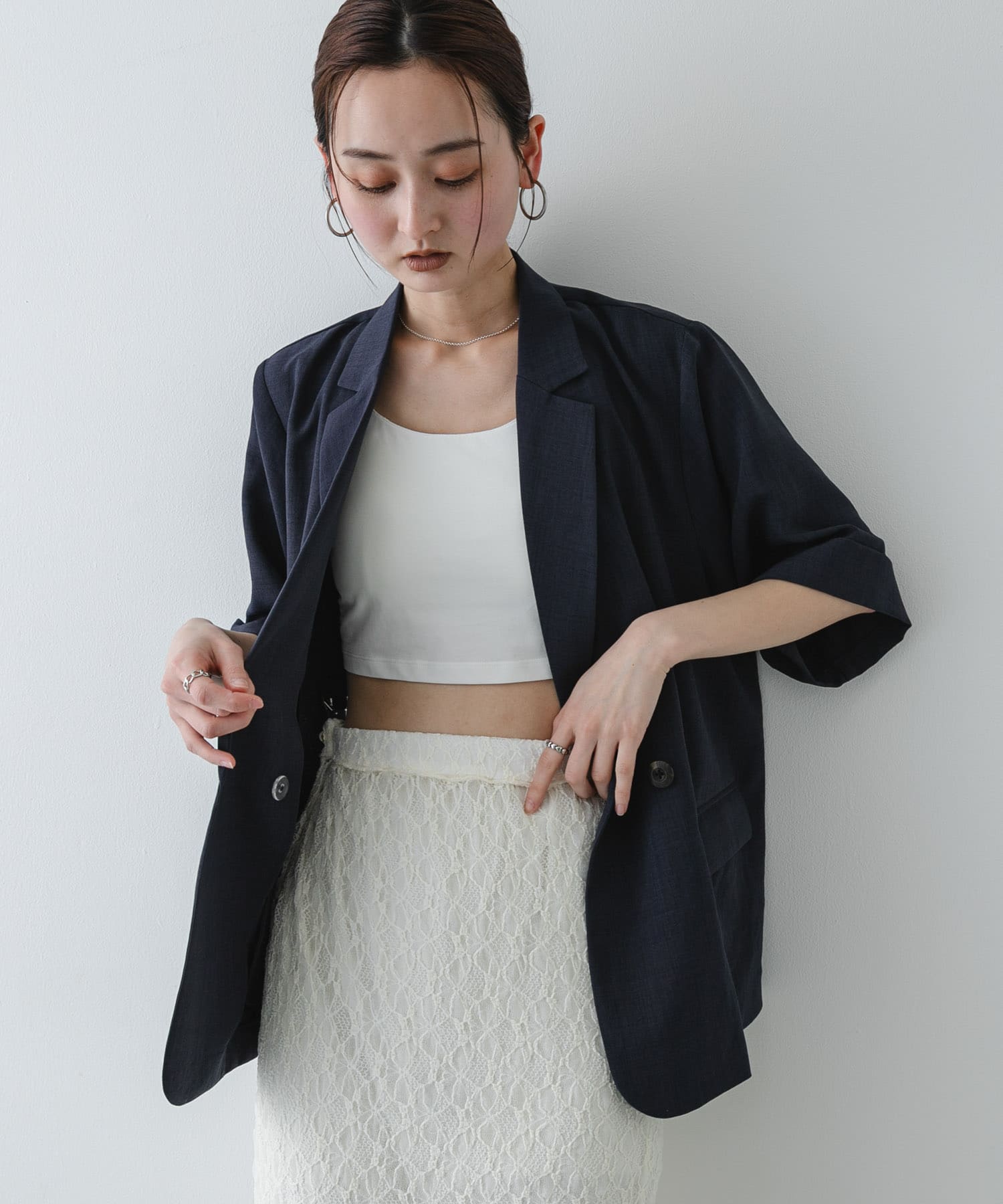 身長：169cm サイズ：one