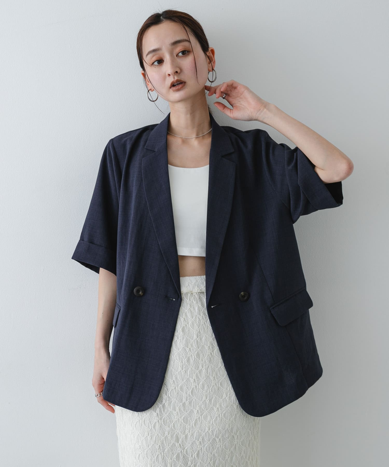 身長：169cm サイズ：one