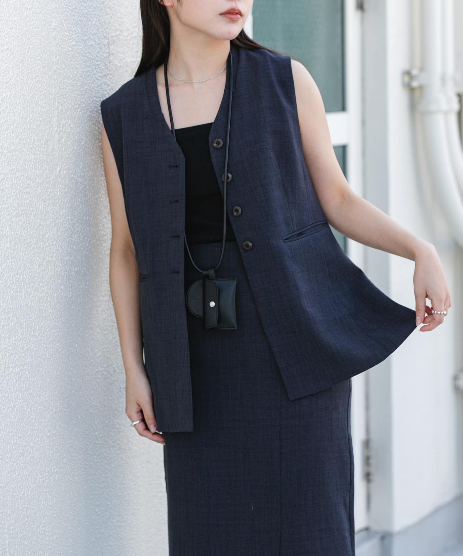 身長：158cm サイズ：one