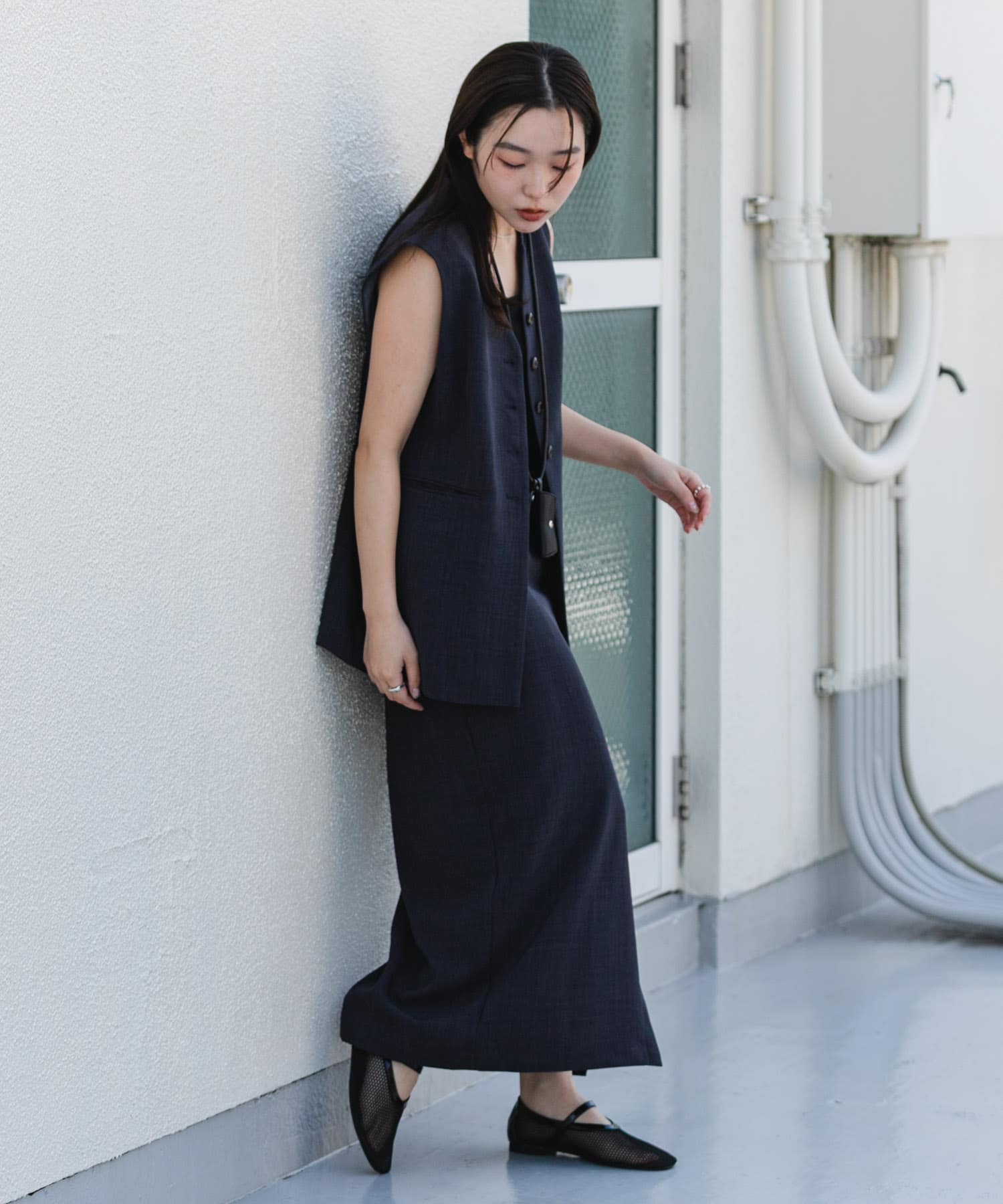 身長：158cm サイズ：one