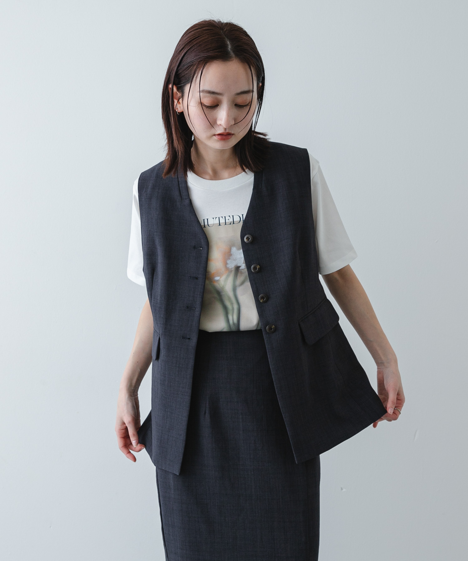 身長：169cm サイズ：one