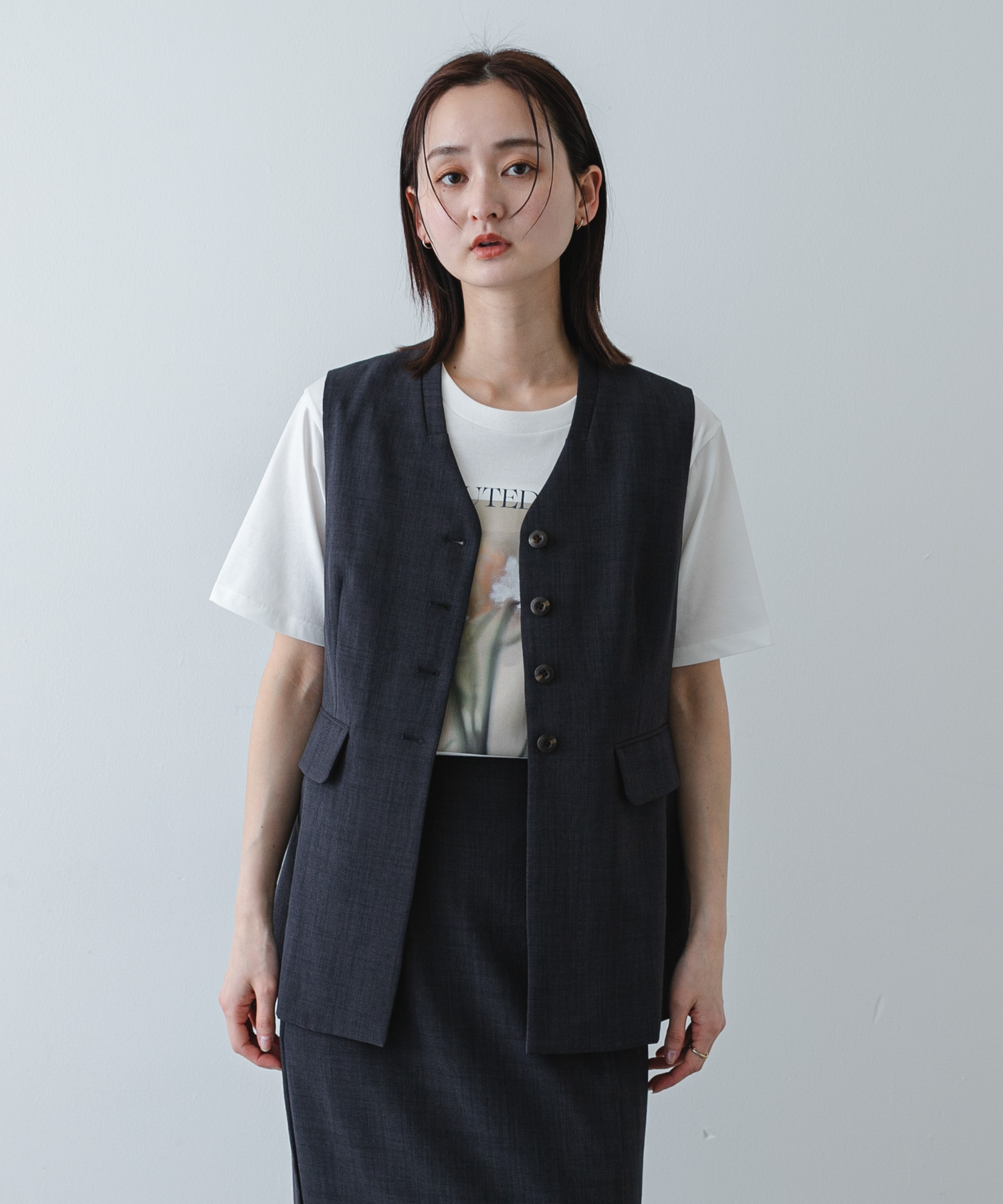 身長：169cm サイズ：one