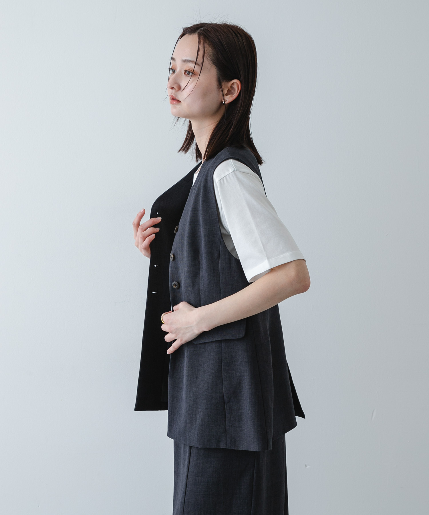 身長：169cm サイズ：one