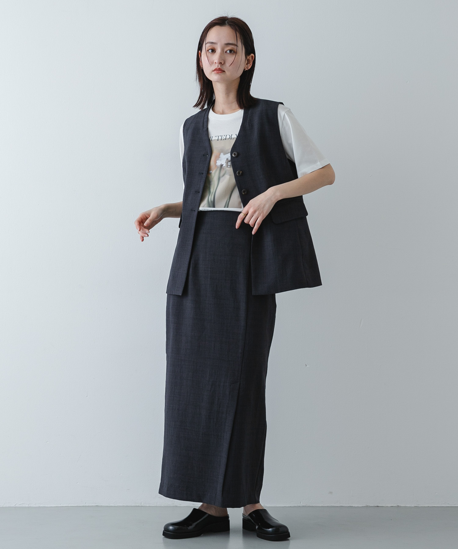 身長：169cm サイズ：one