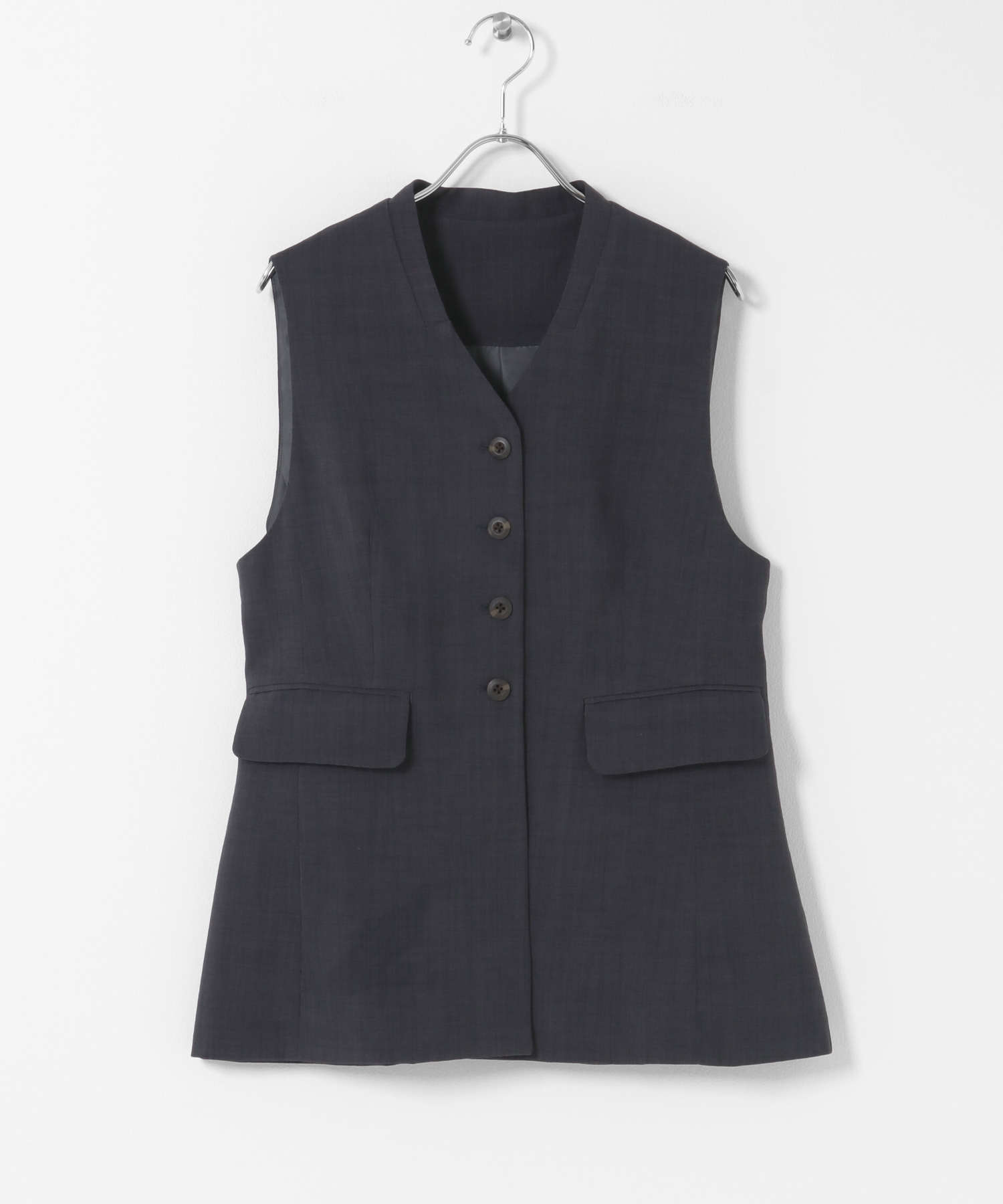 『UR TECH DRYLUXE』リネンライクジレ CHARCOAL One