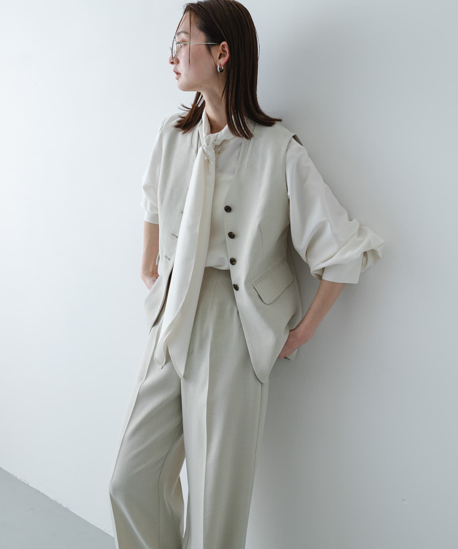 『UR TECH DRYLUXE』リネンライクジレ