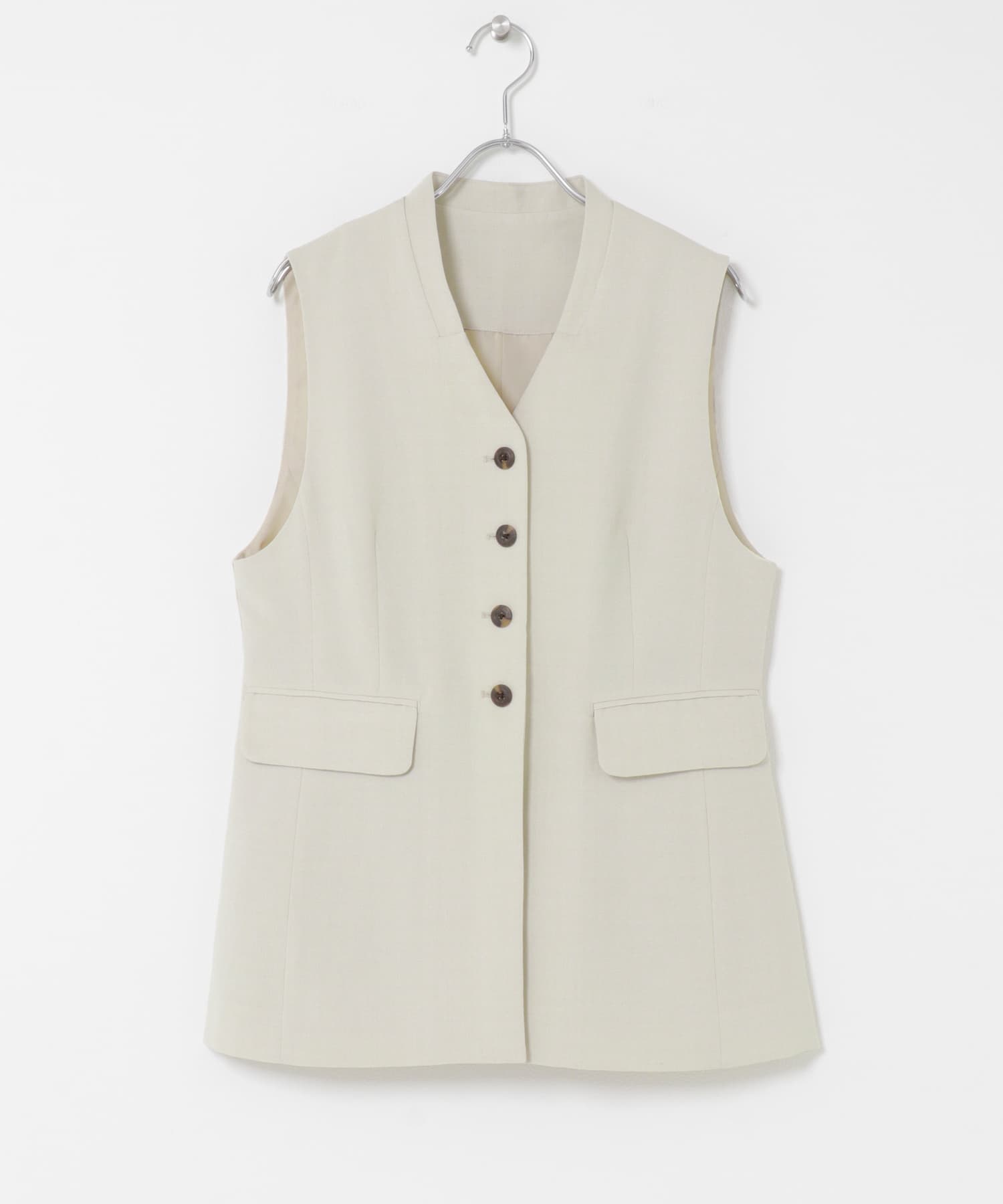 『UR TECH DRYLUXE』リネンライクジレ GREIGE One