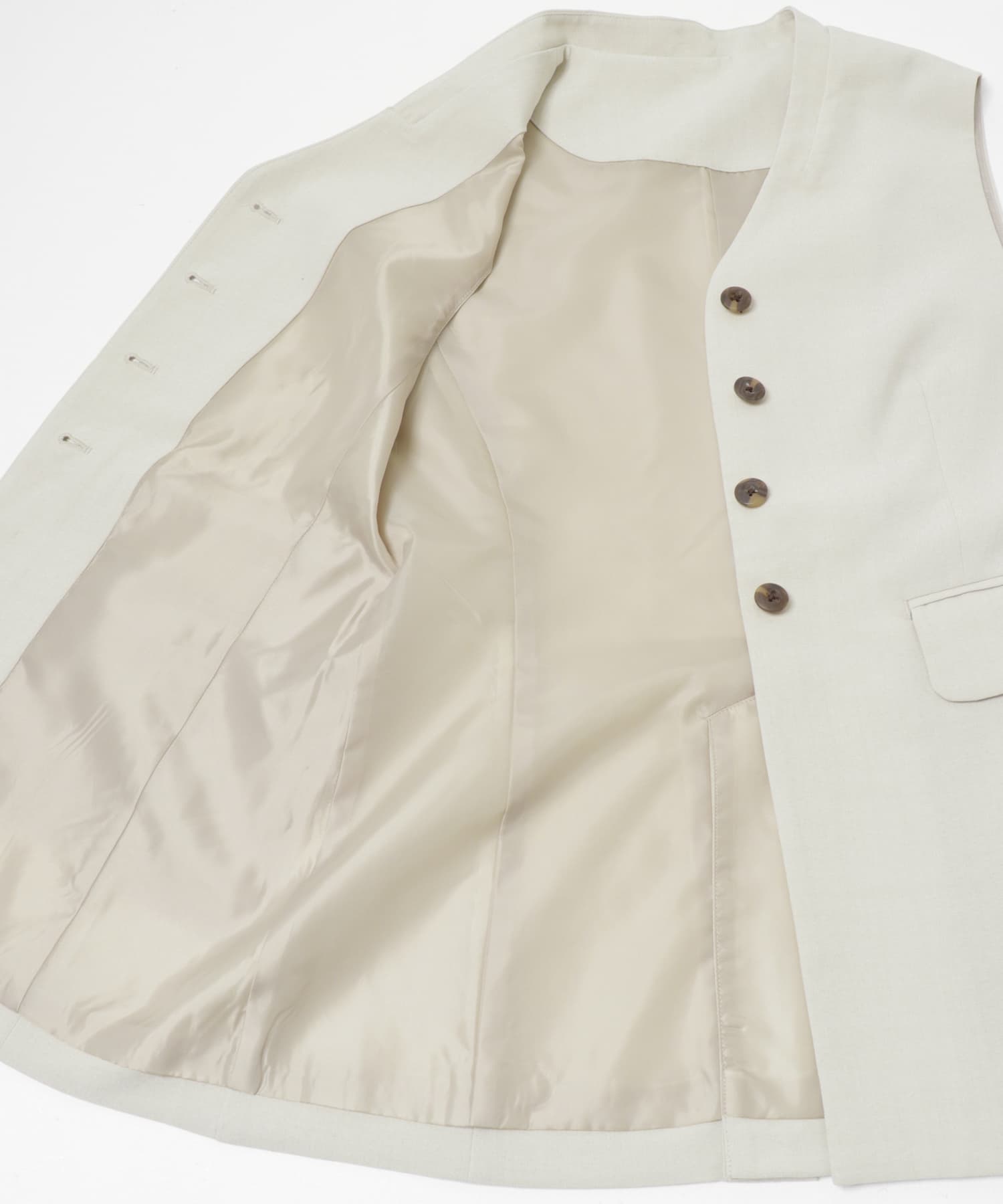 『UR TECH DRYLUXE』リネンライクジレ GREIGE One