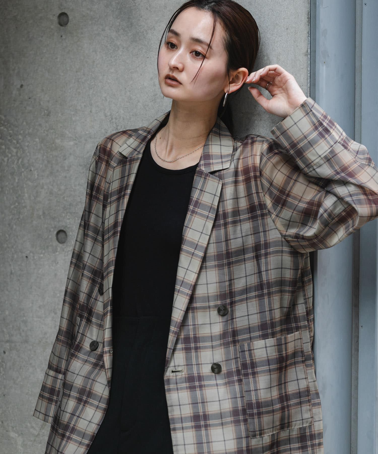 身長：169cm サイズ：one