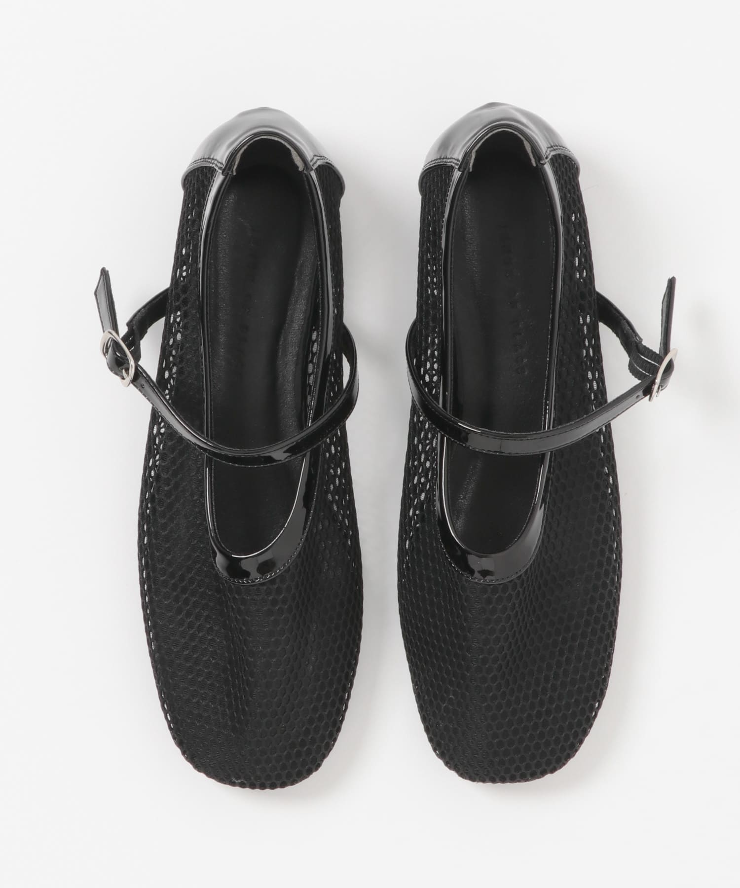 メッシュフラットシューズ BLACK S