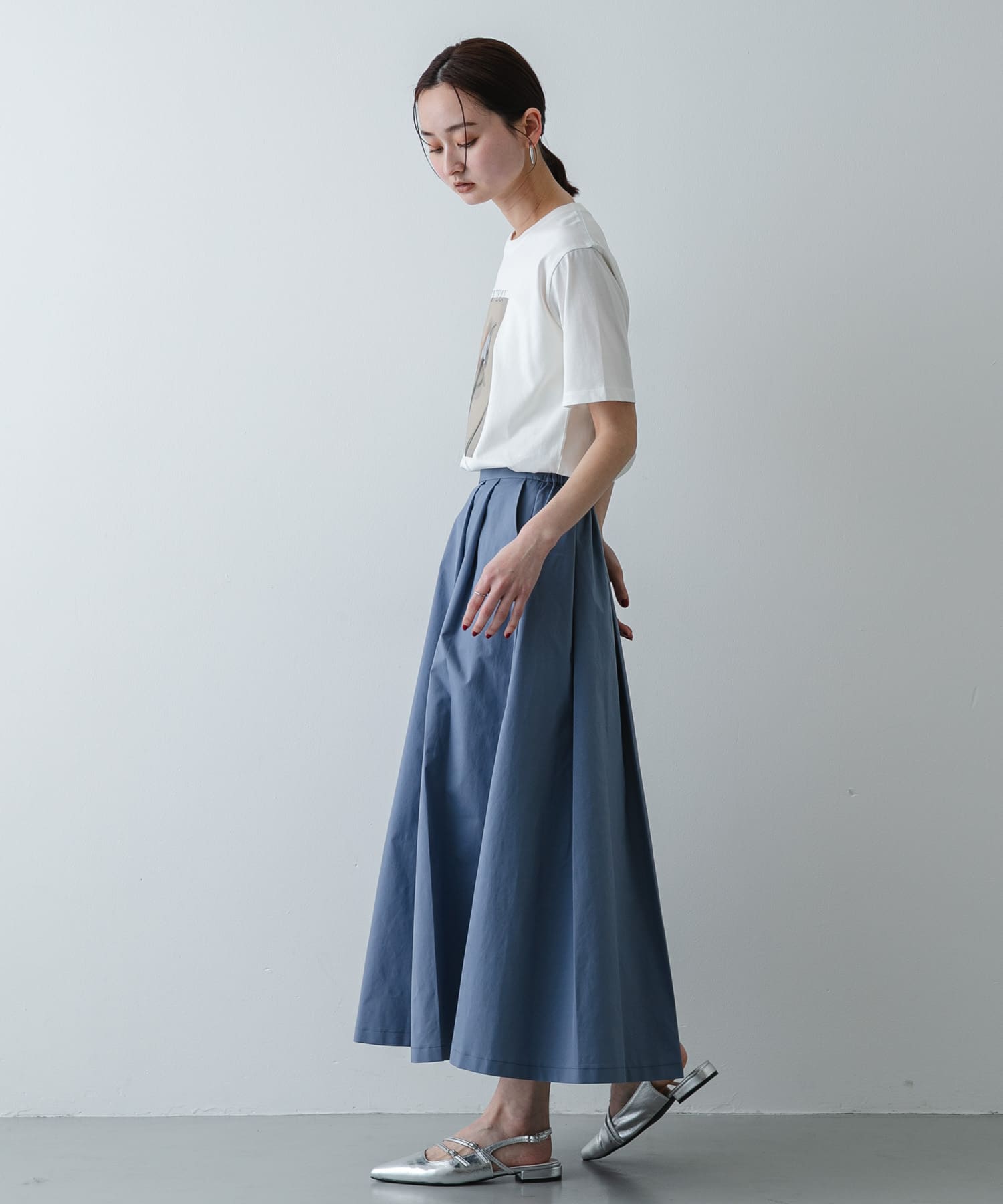 『軽量/消臭/抗菌』ベルトデザインミュール SILVER S