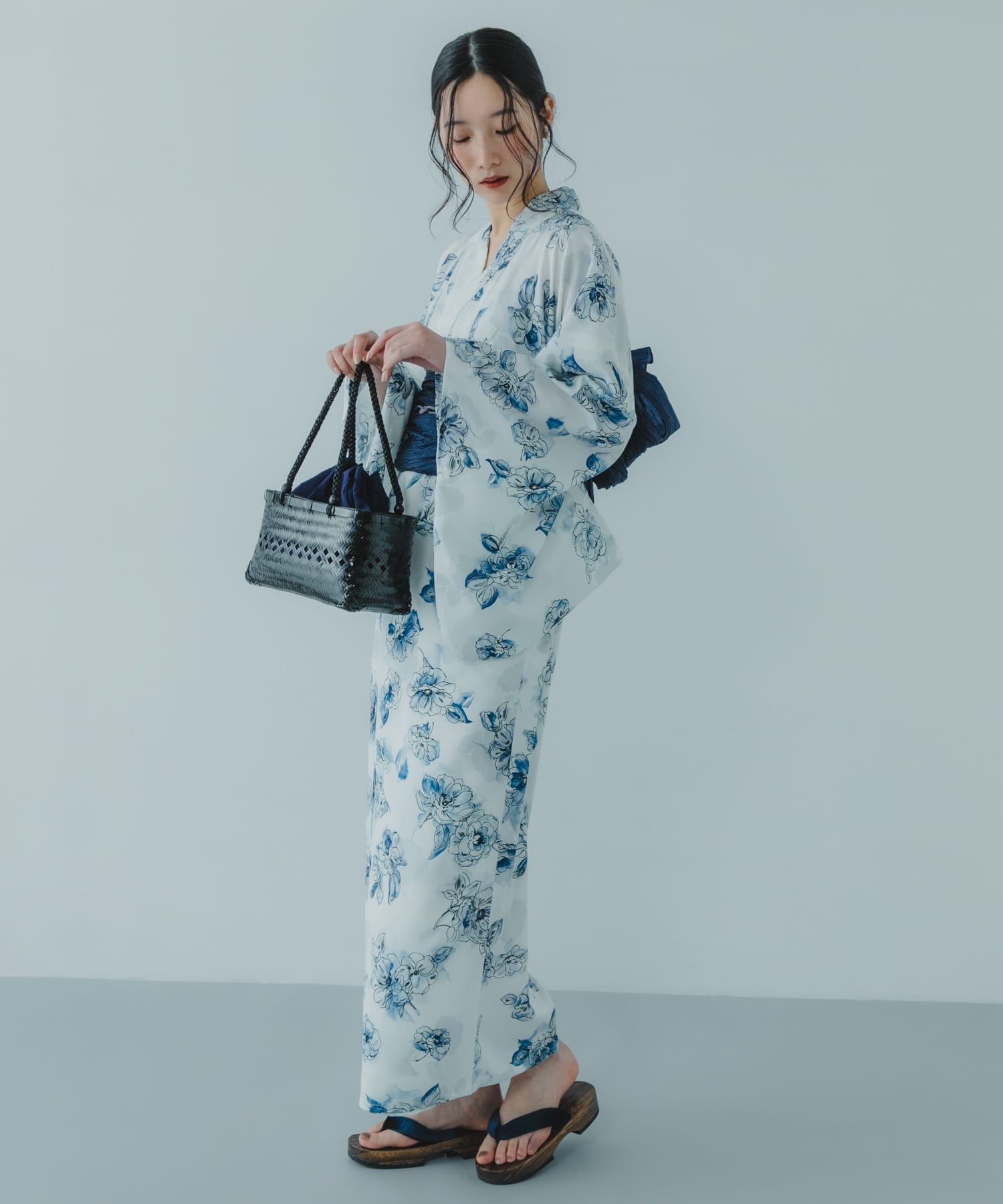 『WEB/一部店舗限定』下駄 NAVY One