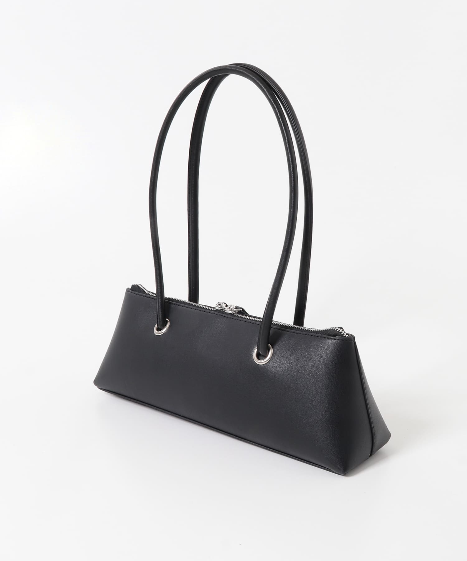 マルチケースツキワイドショルダーバッグ BLK×SLV One