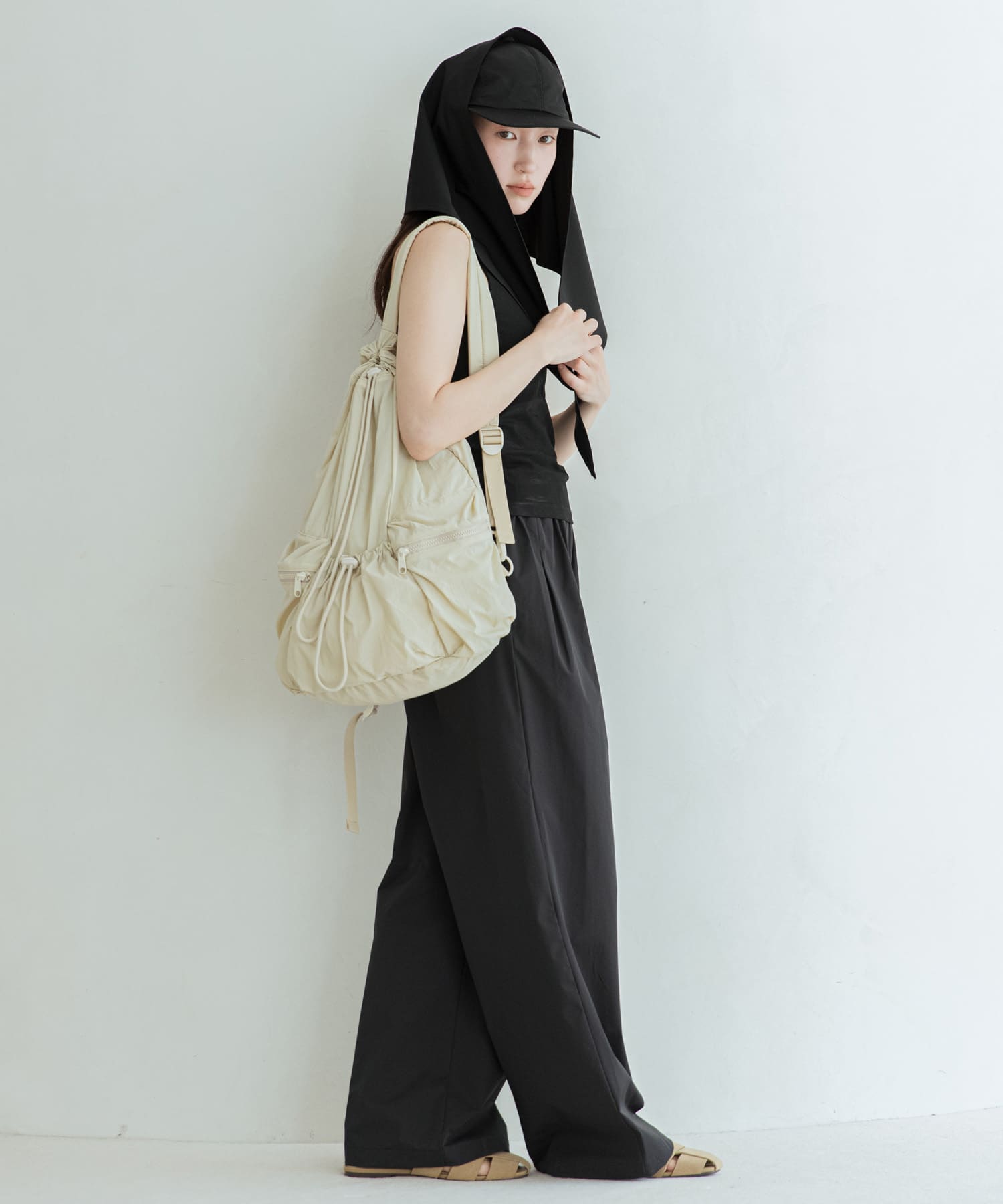 『撥水』SKINProof 2WAYリュック BEIGE One