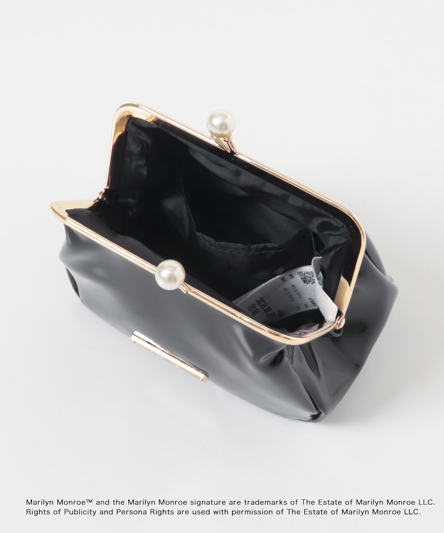 別注』MARILYNMONROE×SENSE OF PLACE エナメルポーチ(One BLACK): 財布