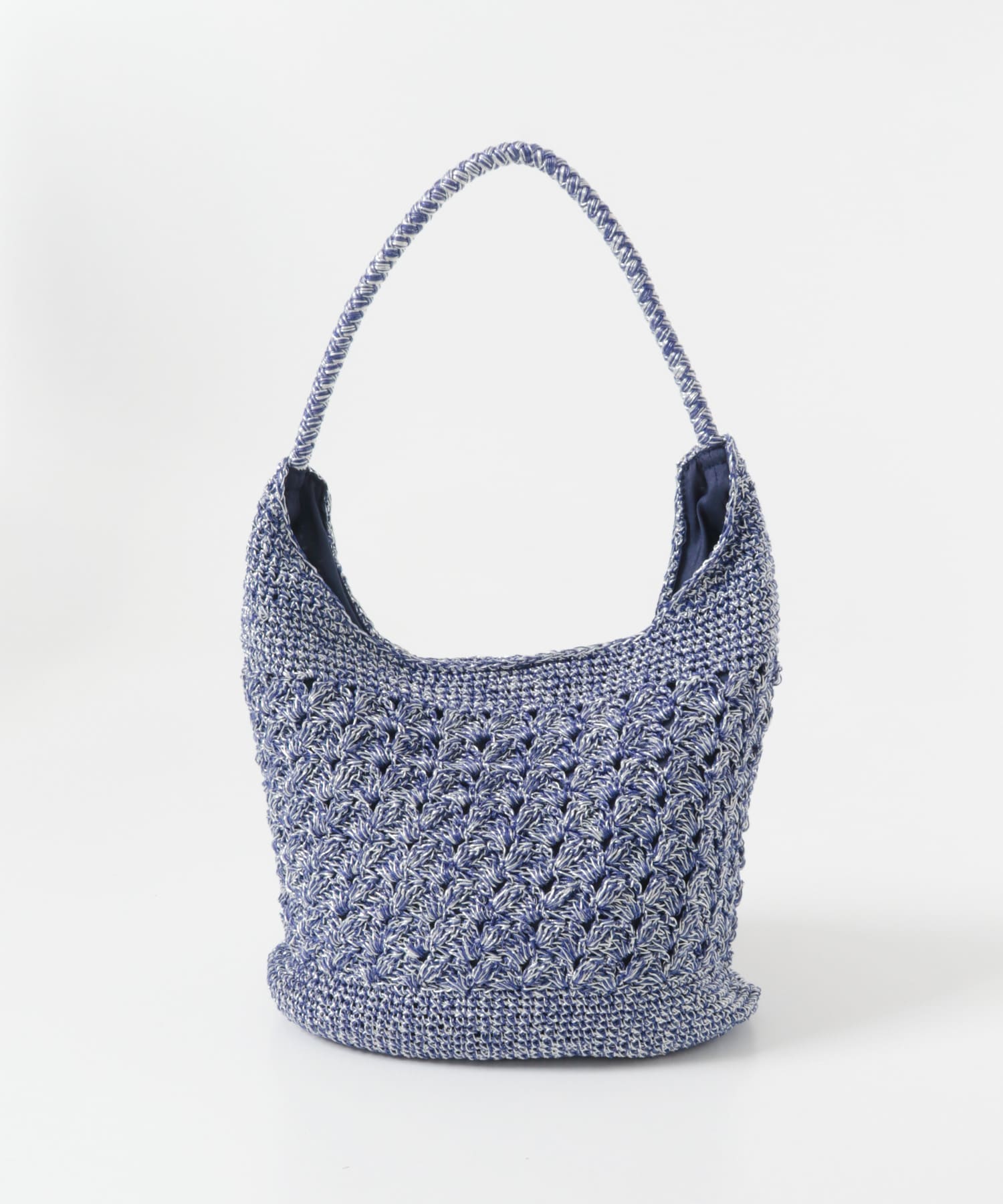 メタリックヤーンバッグ NAVY One