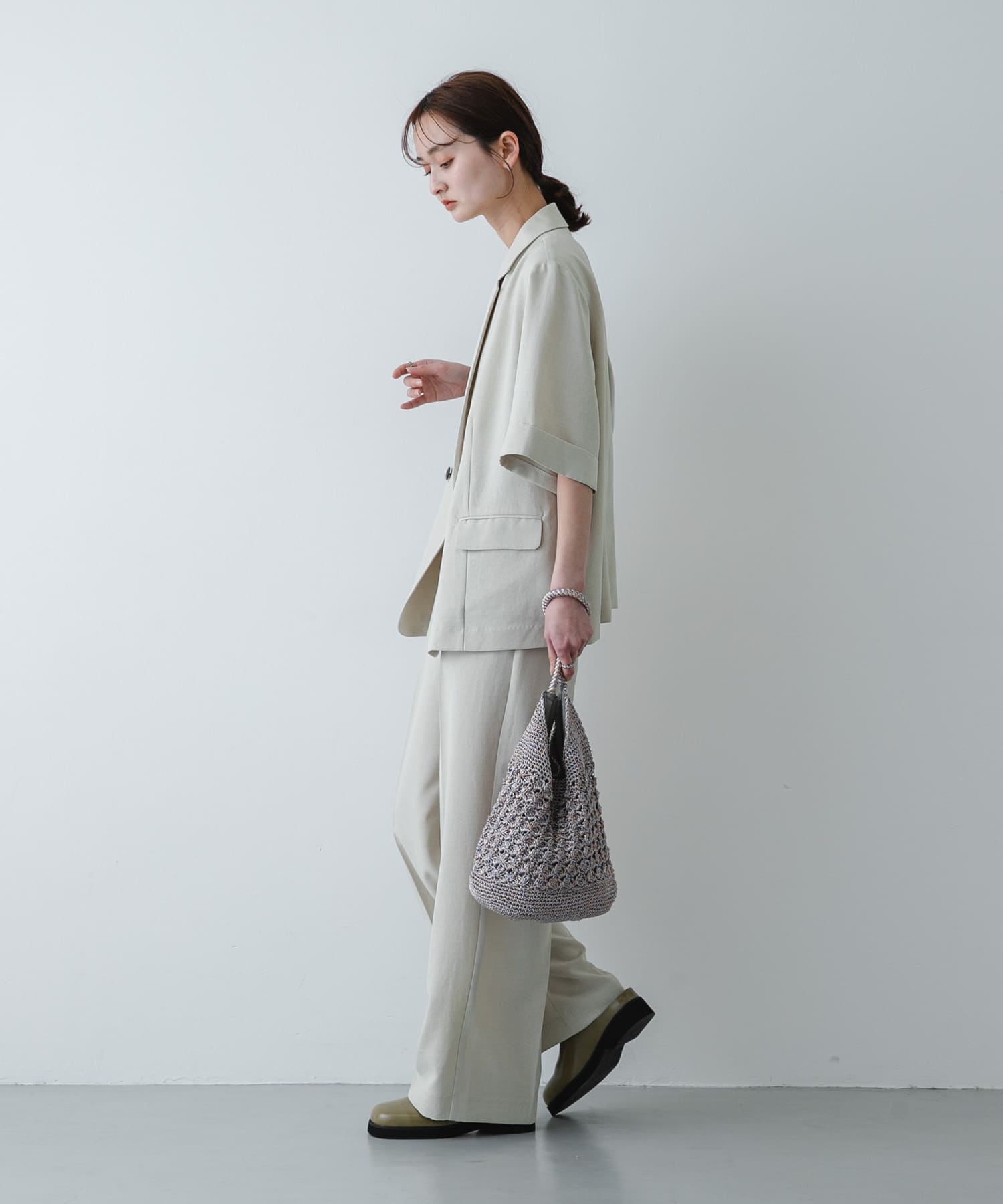 メタリックヤーンバッグ MIX One