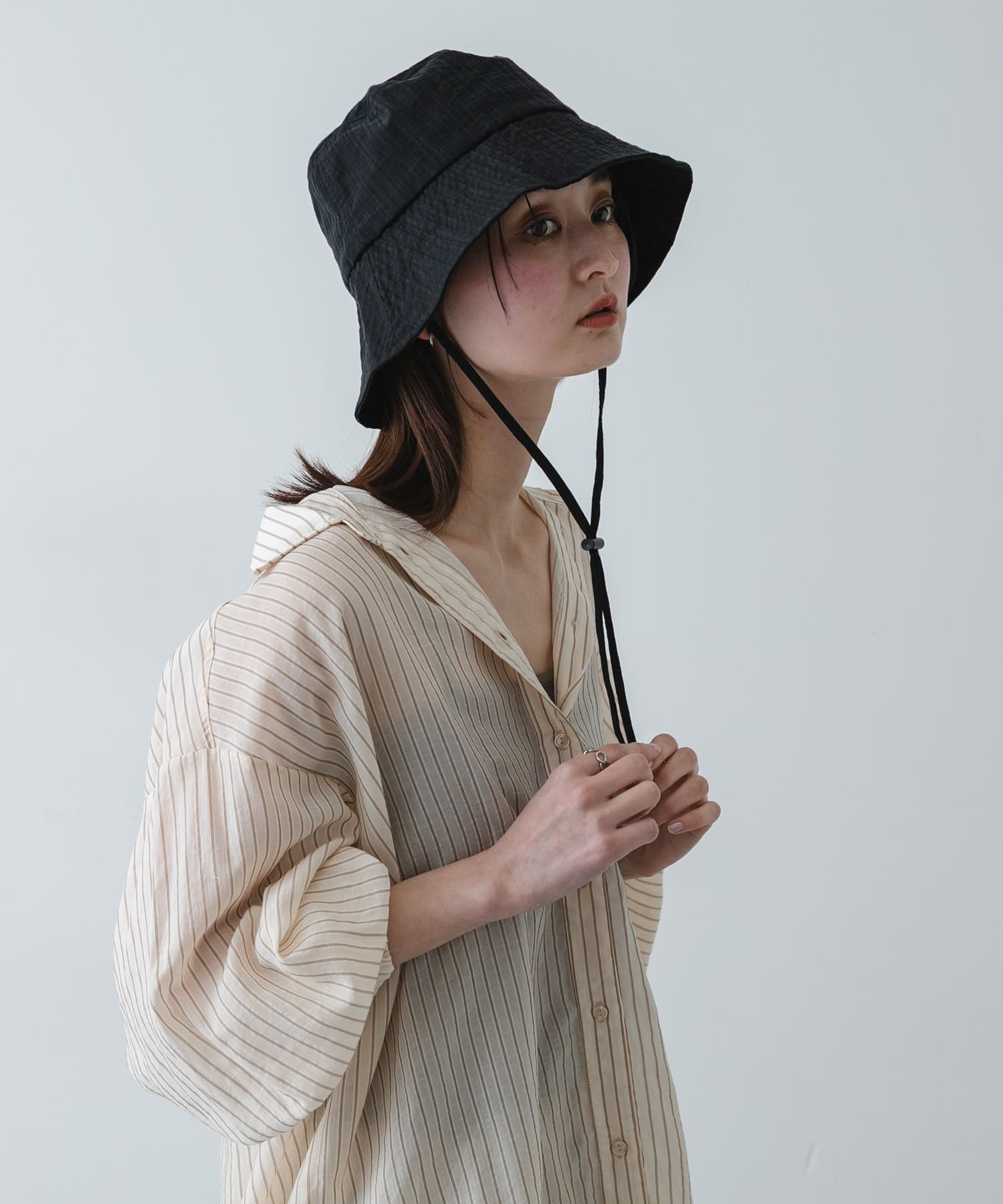 UVダウンブリムハット