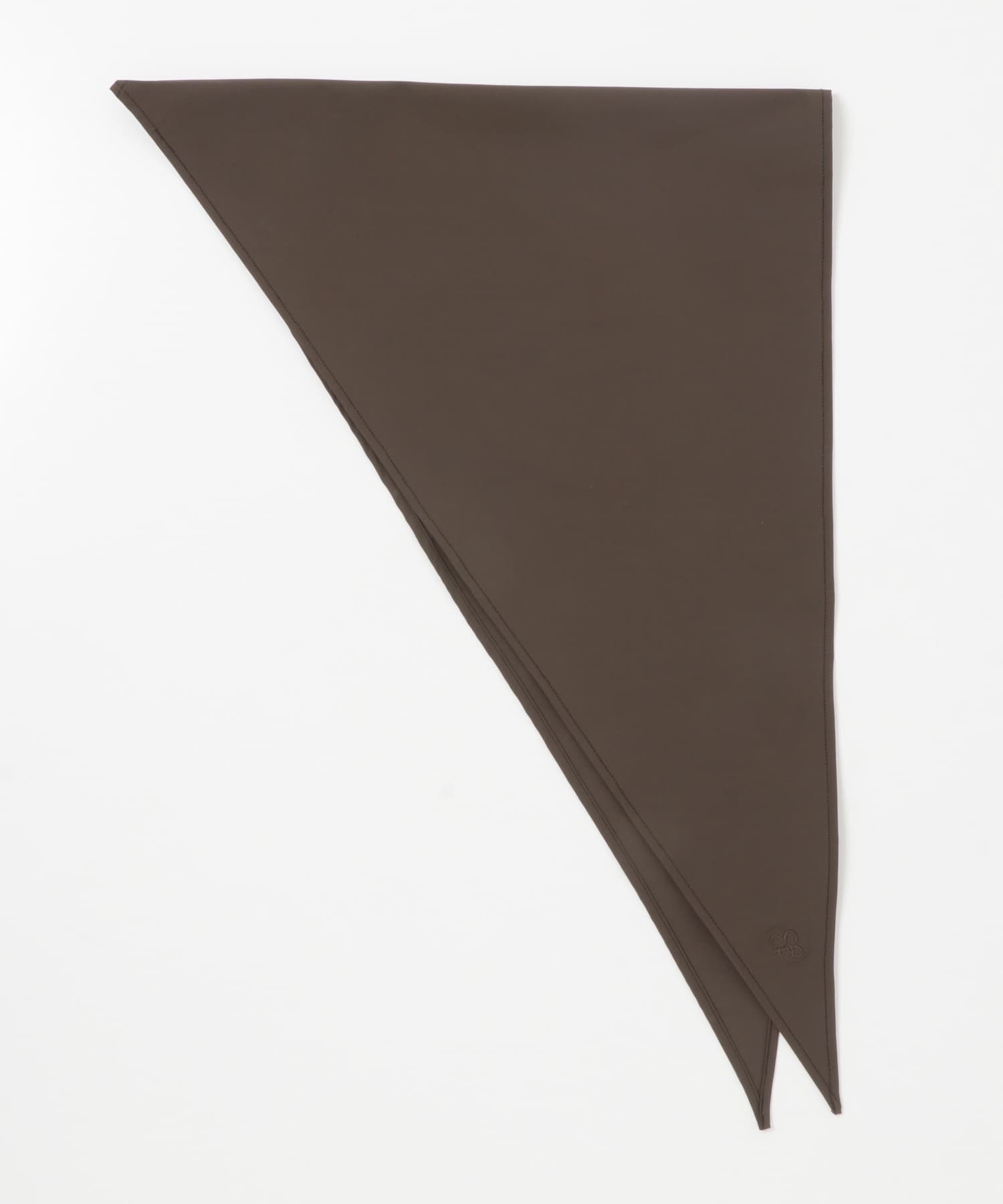 撥水シシュウスカーフ BROWN One