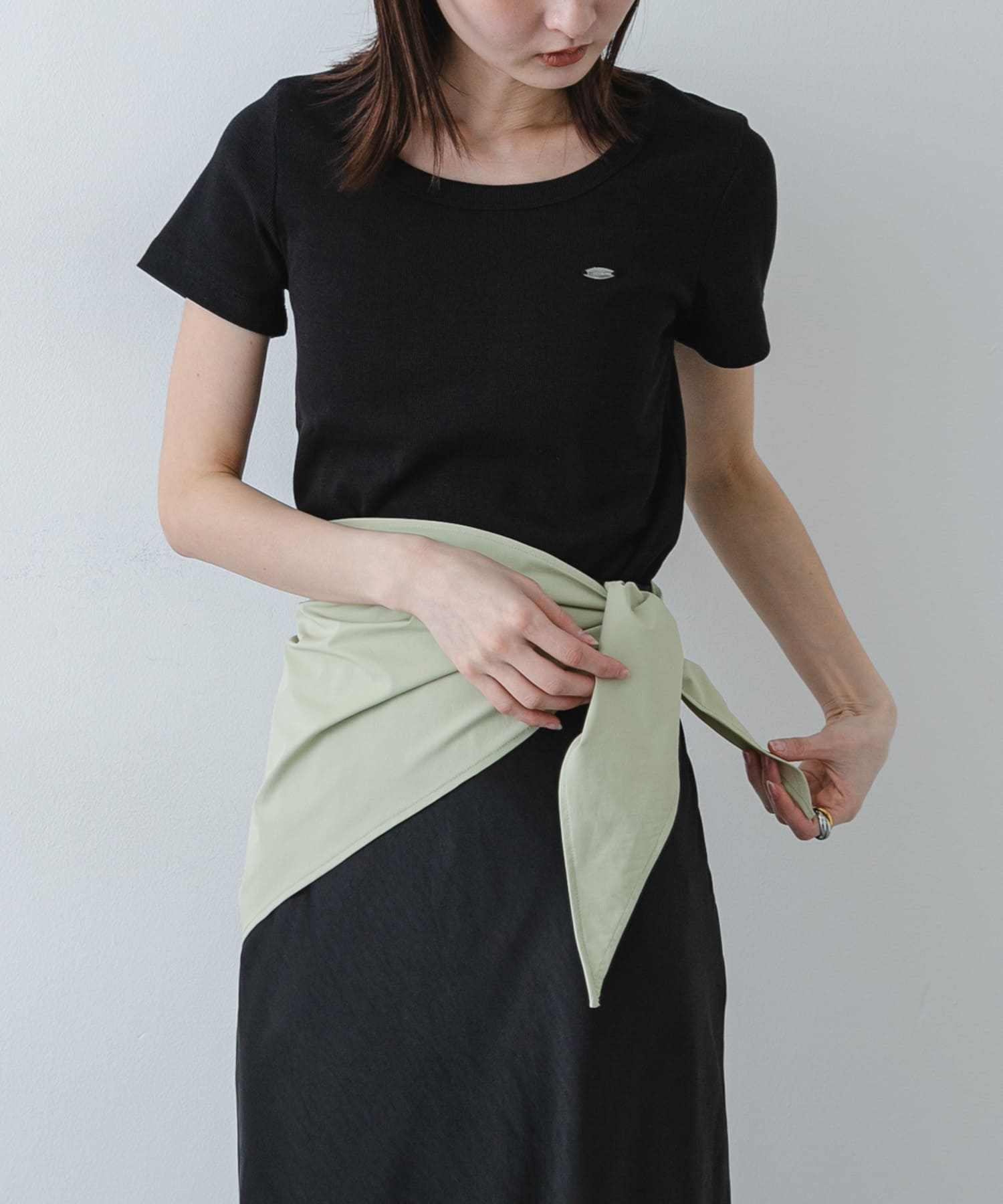 撥水シシュウスカーフ Y.BEIGE One