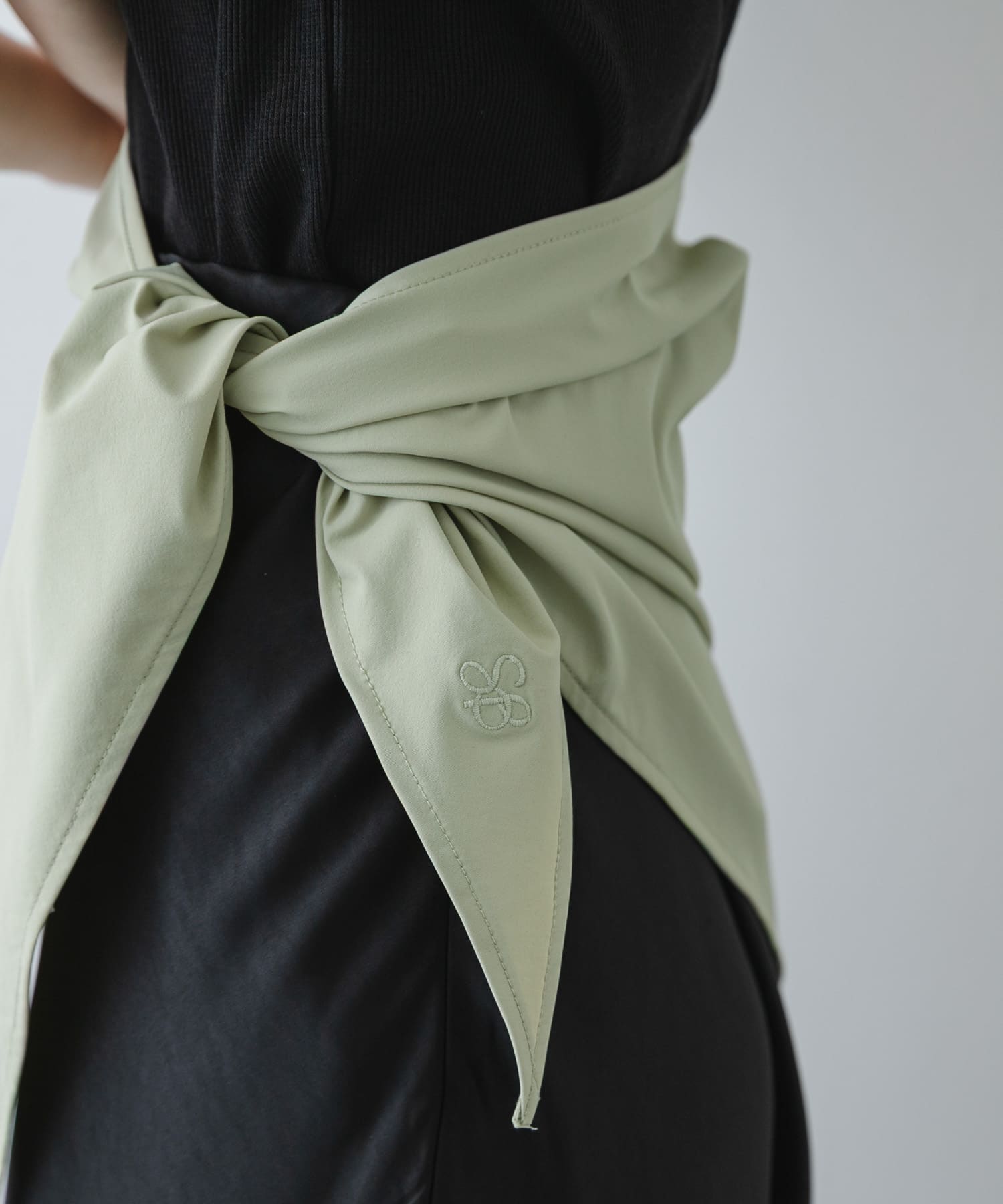 撥水シシュウスカーフ Y.BEIGE One