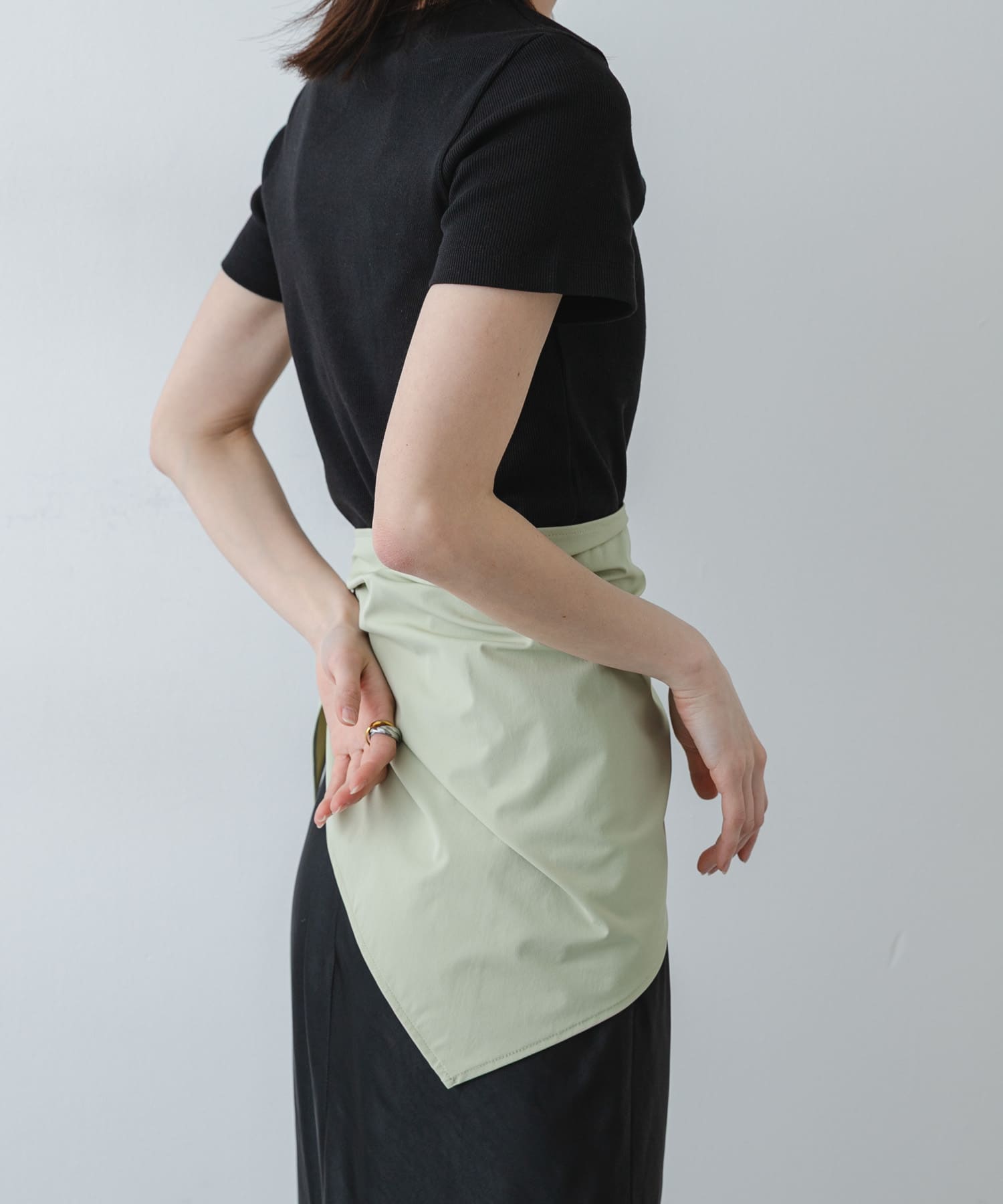 撥水シシュウスカーフ Y.BEIGE One